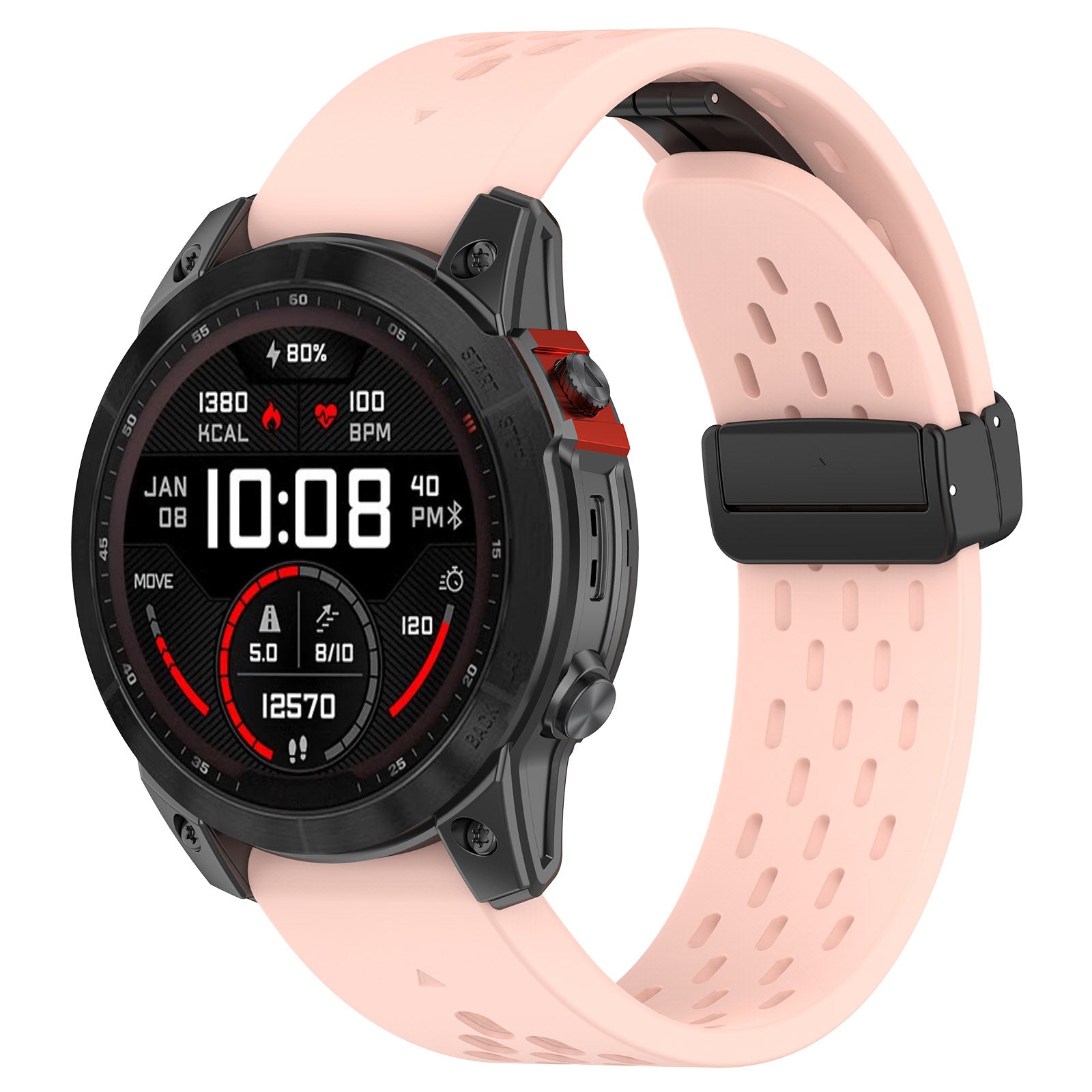 [QuickFit 22mm] Aero Silicone with Magnetic Clasp