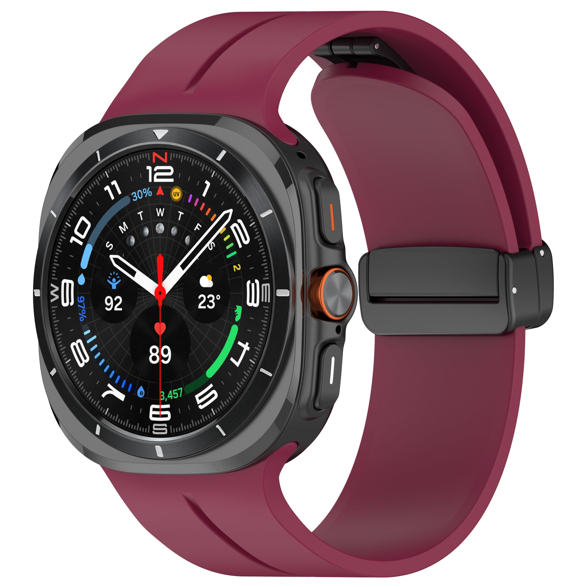 [Galaxy Watch Ultra] Magnetic Silicone with Deployant Clasp