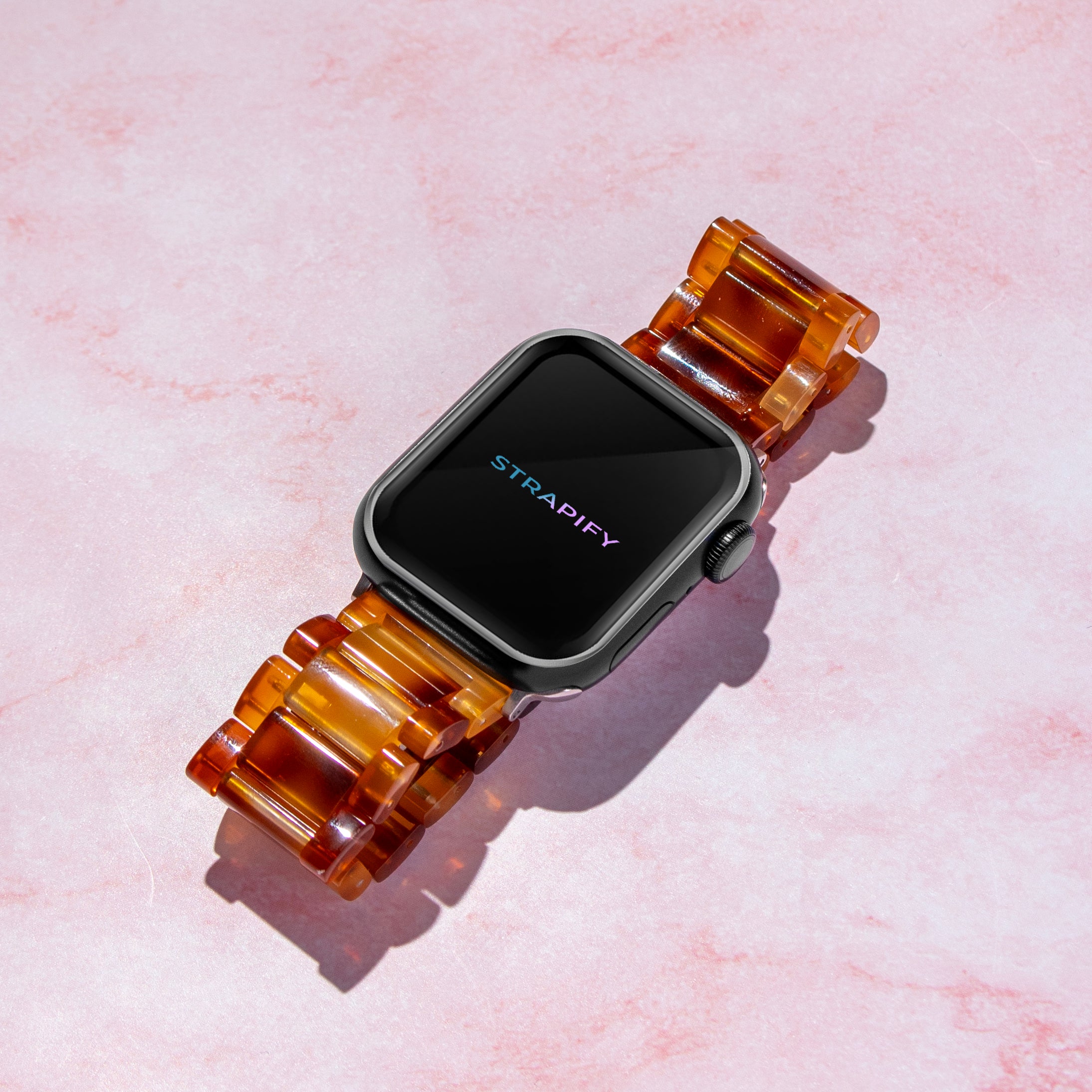 [Apple Watch] Crystalised Acetate - Tortoiseshell Brown