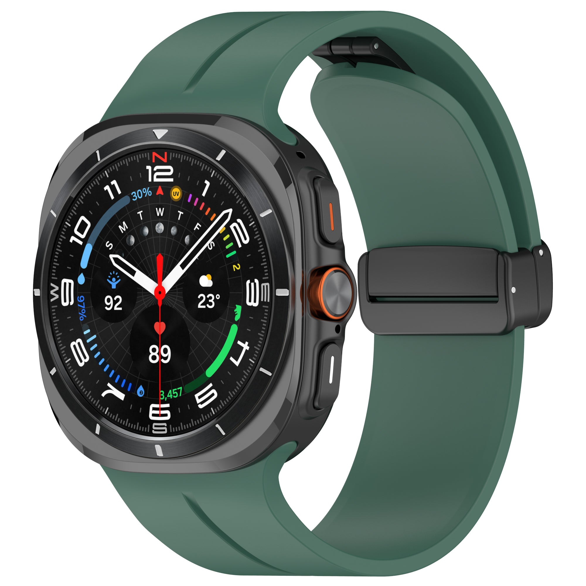 [Galaxy Watch Ultra] Magnetic Silicone with Deployant Clasp