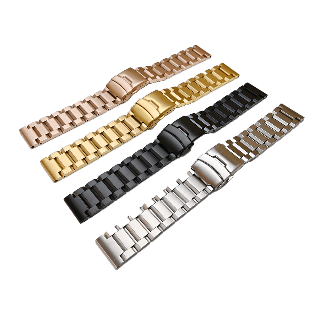 [Fitbit Versa 3 & 4/Sense 1 & 2] Steel Bracelet - Beads of Rice