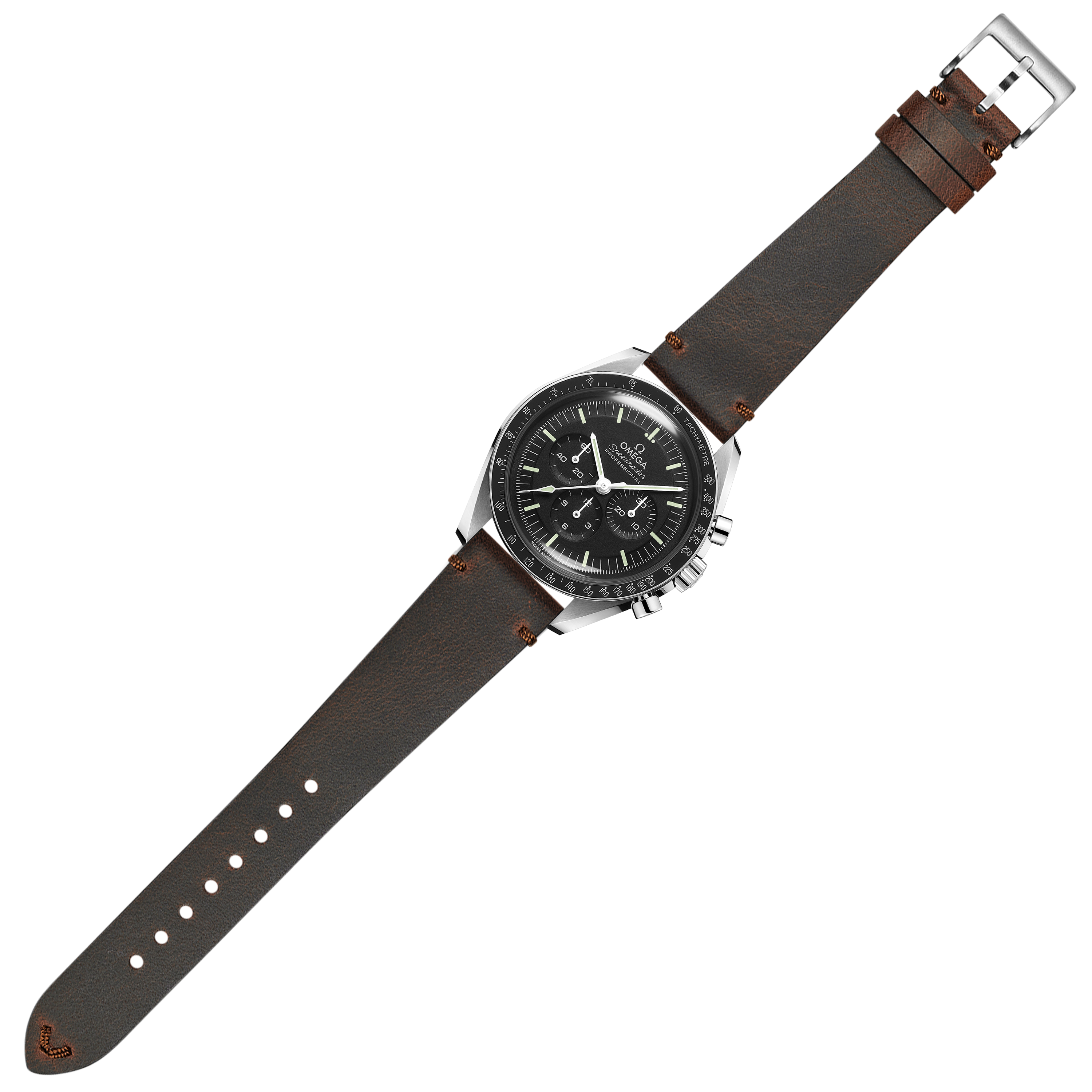 [Tissot Prx 40] Vintage Crazy Horse Leather  - Red