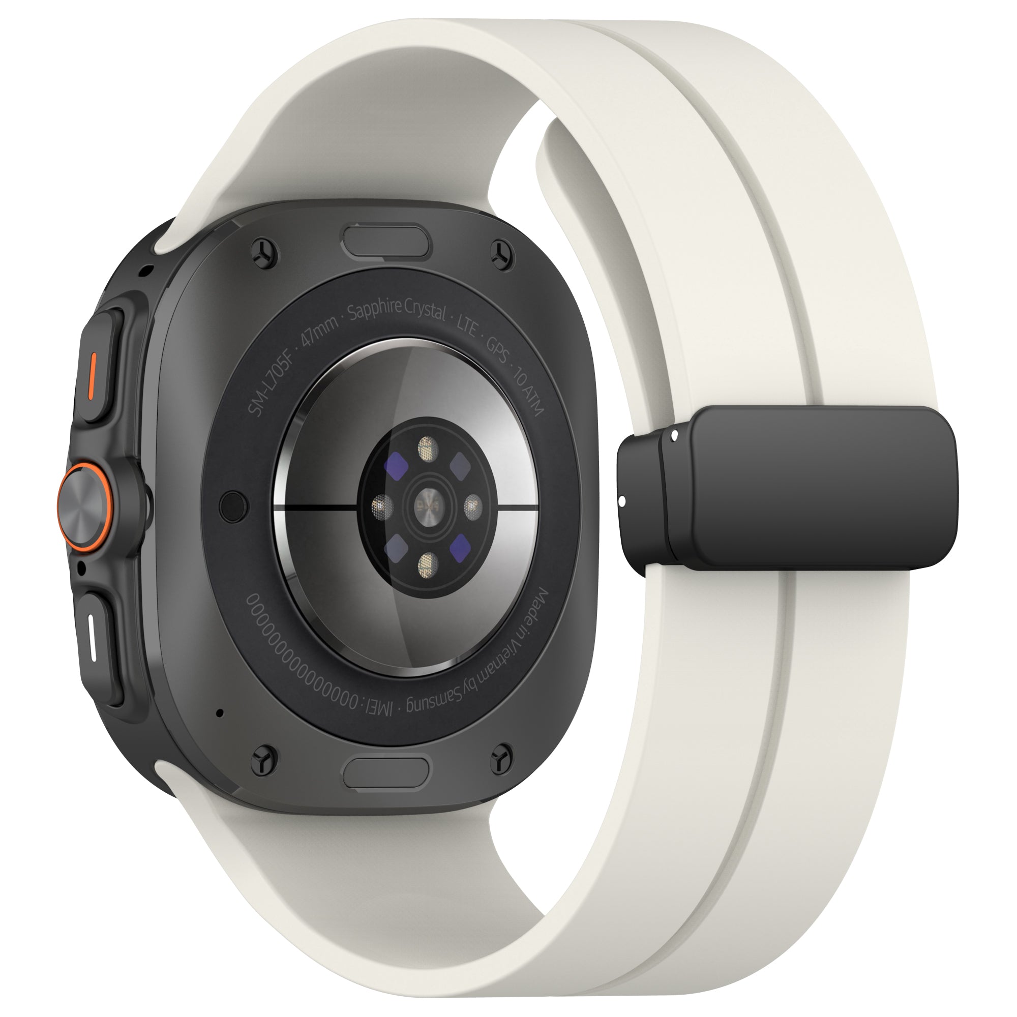 [Galaxy Watch Ultra] Magnetic Silicone with Deployant Clasp