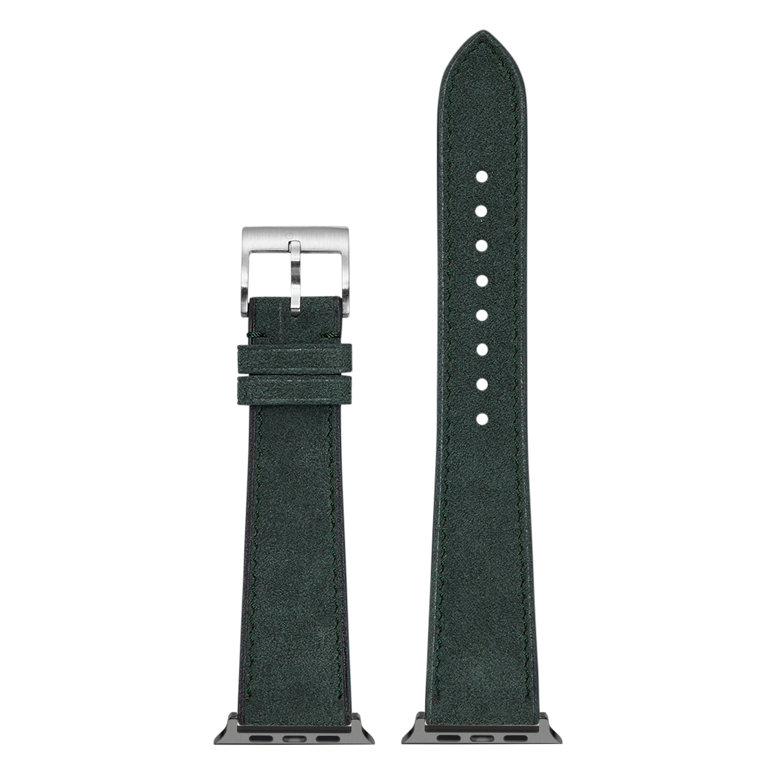 [Fitbit Charge 3 / 4] Alcantara Leather - Forest Green