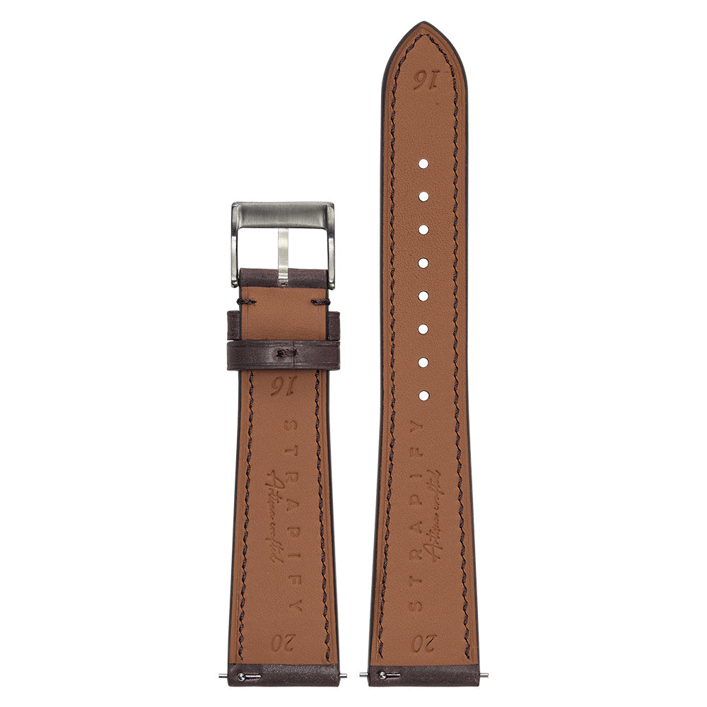Horween Shell Cordovan - Brandy for Pixel Watch 1-5 41mm