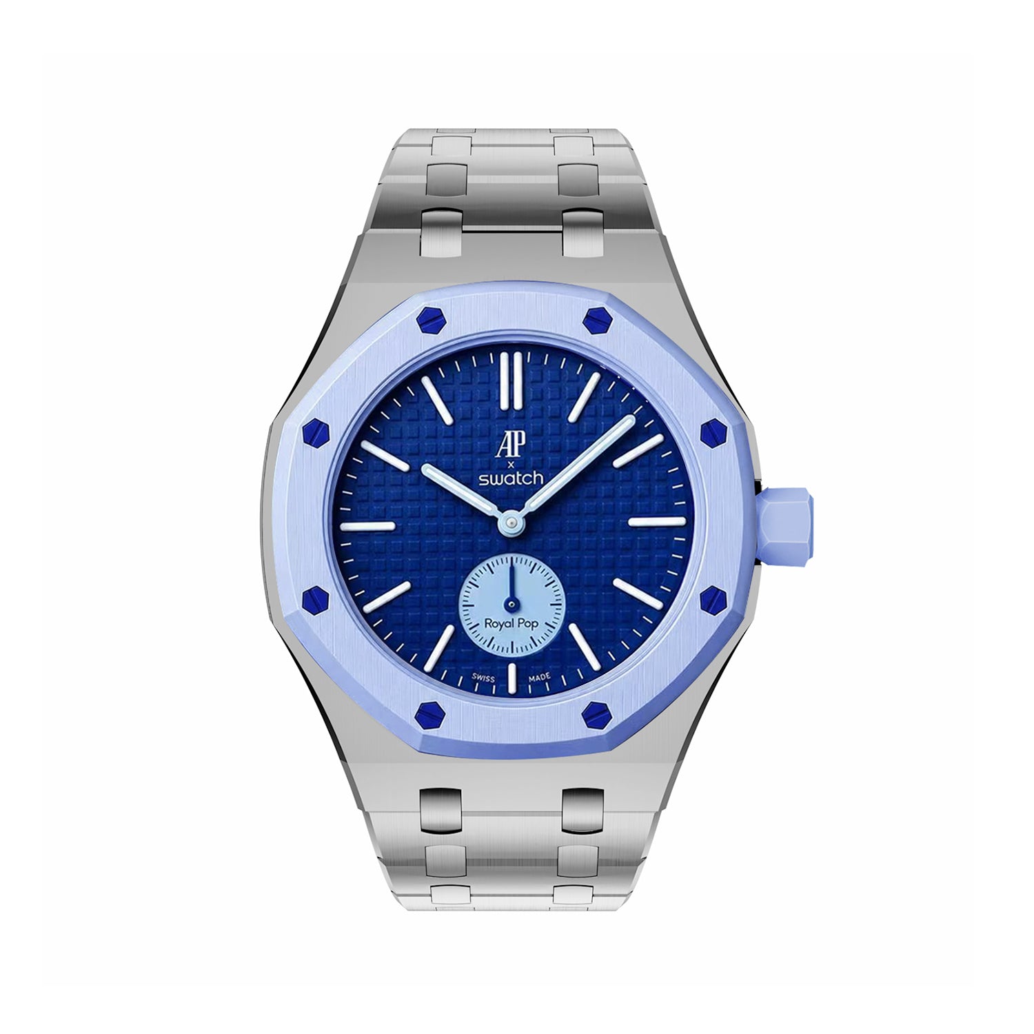 [AP x Swatch Royal Pop] Stainless Steel Case & Bracelet - Silver