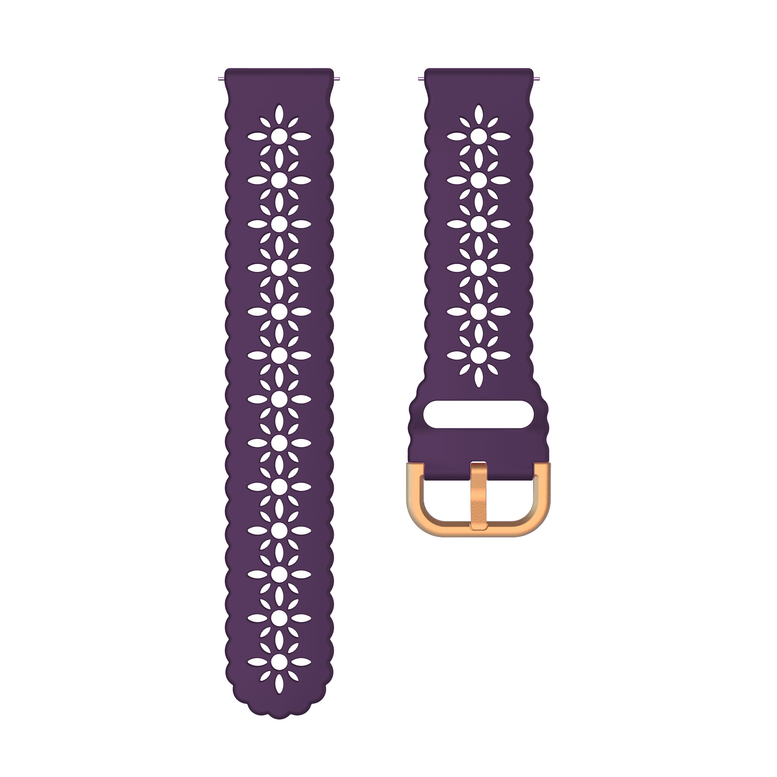 [QuickFit] Floral Silicone [Rose Gold Hardware]