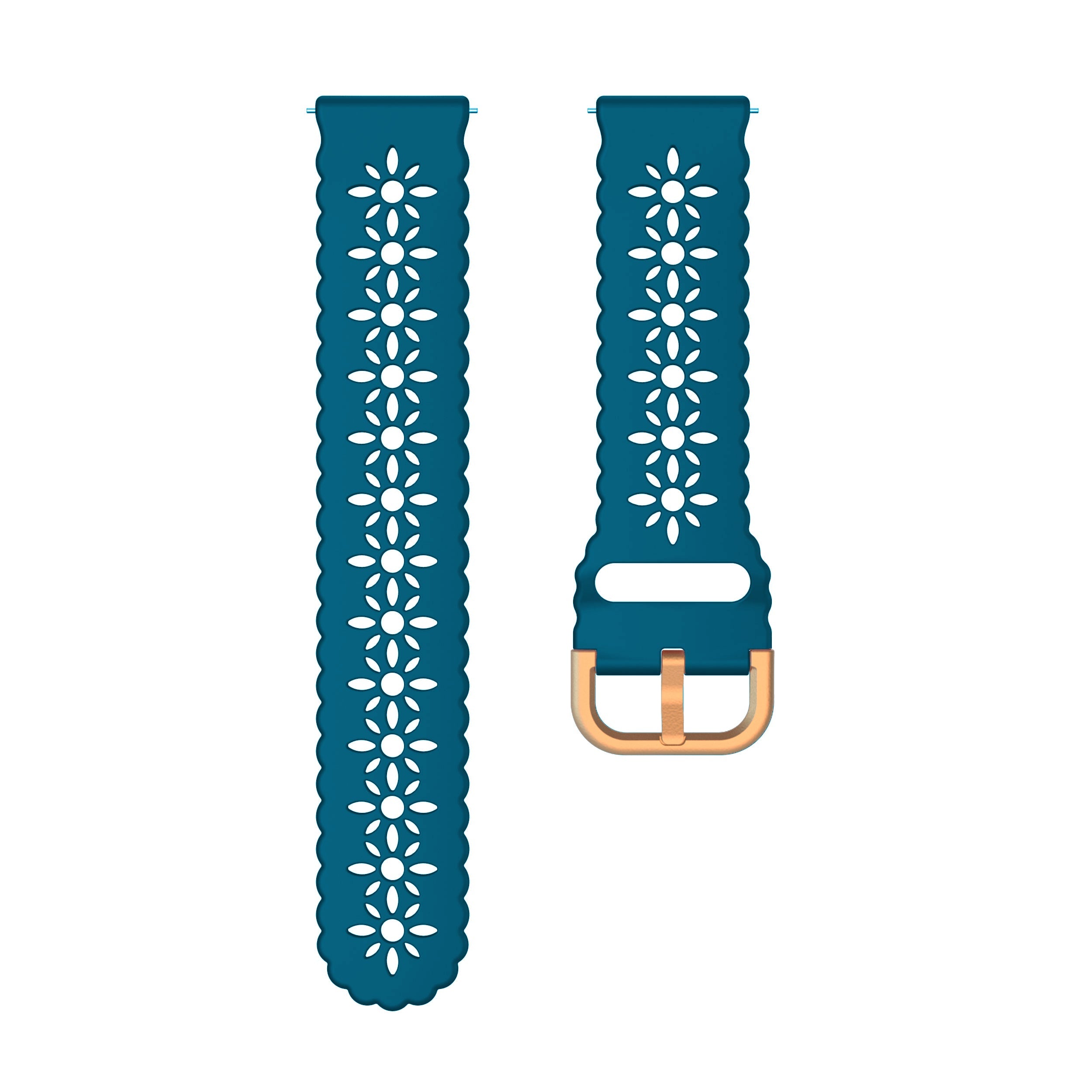 [QuickFit] Floral Silicone [Rose Gold Hardware]