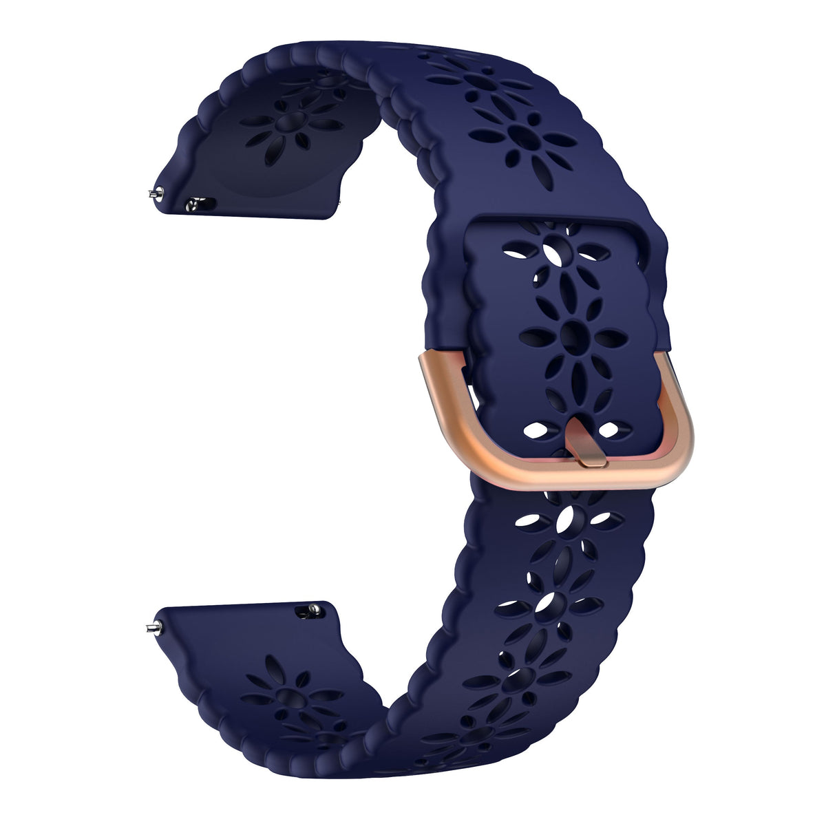[QuickFit] Floral Silicone [Rose Gold Hardware]