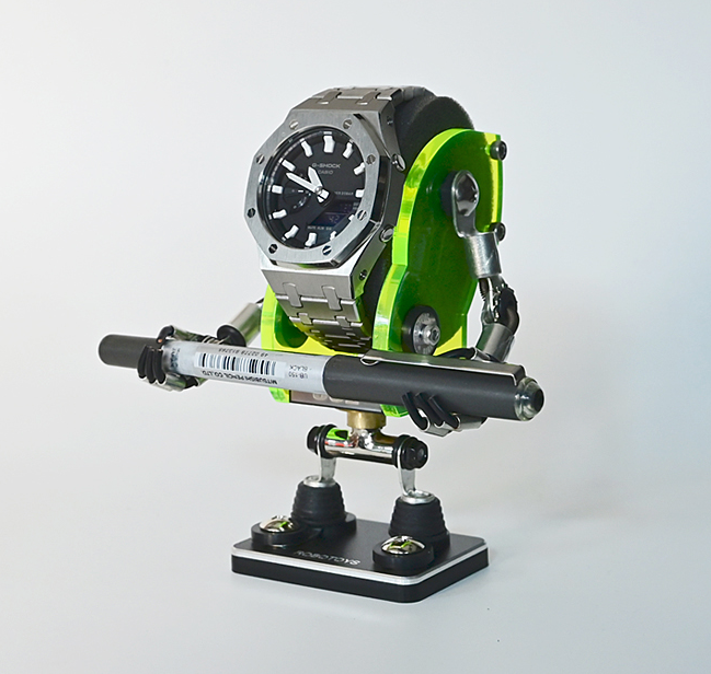 [RoboToys] Watch Stand - Minibot - Neon Green