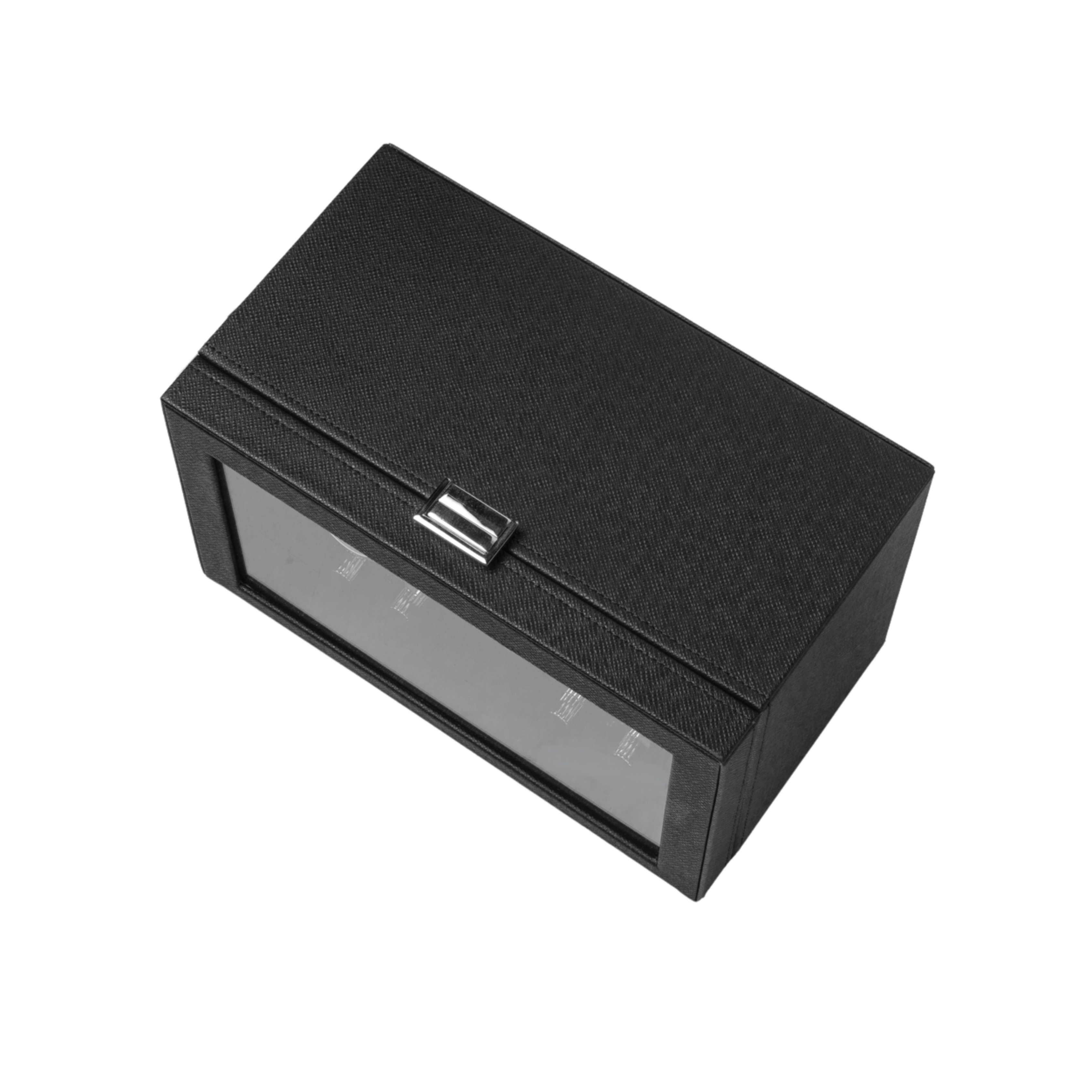 Watch Winder -  Saffiano Leather (Single/Double) | Black