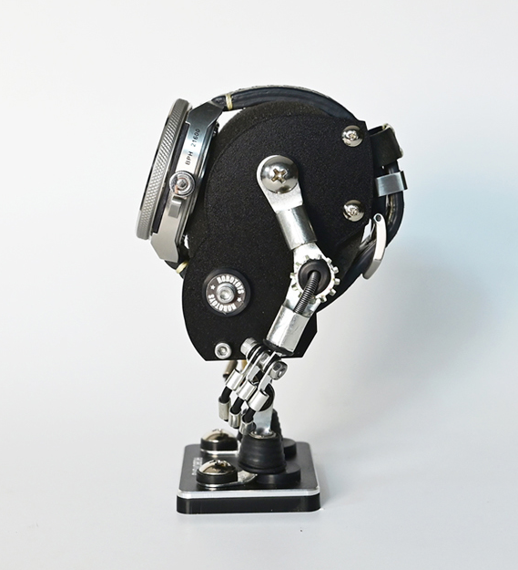 [RoboToys] Watch Stand - Minibot - Black