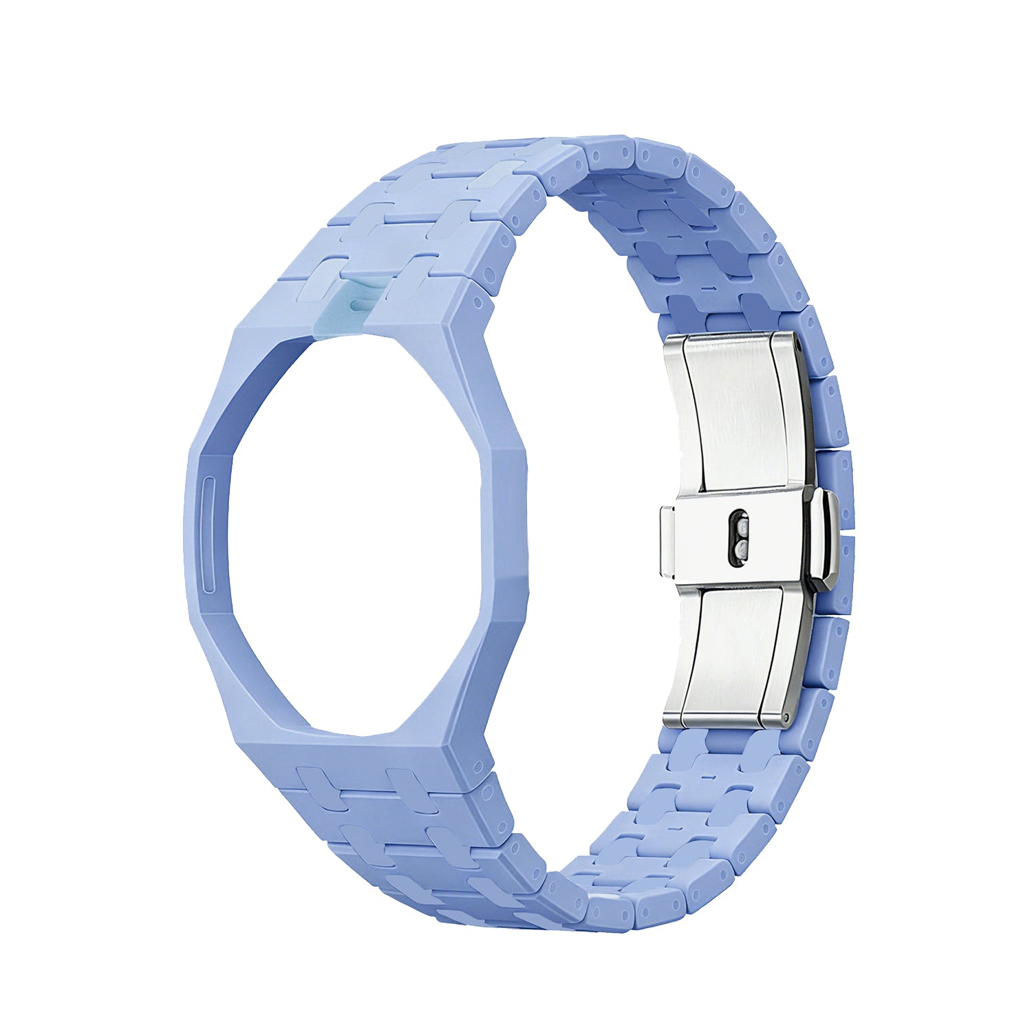 [AP x Swatch Royal Pop] Bioceramic Strap - Sky Blue | 12 O'Clock Crown