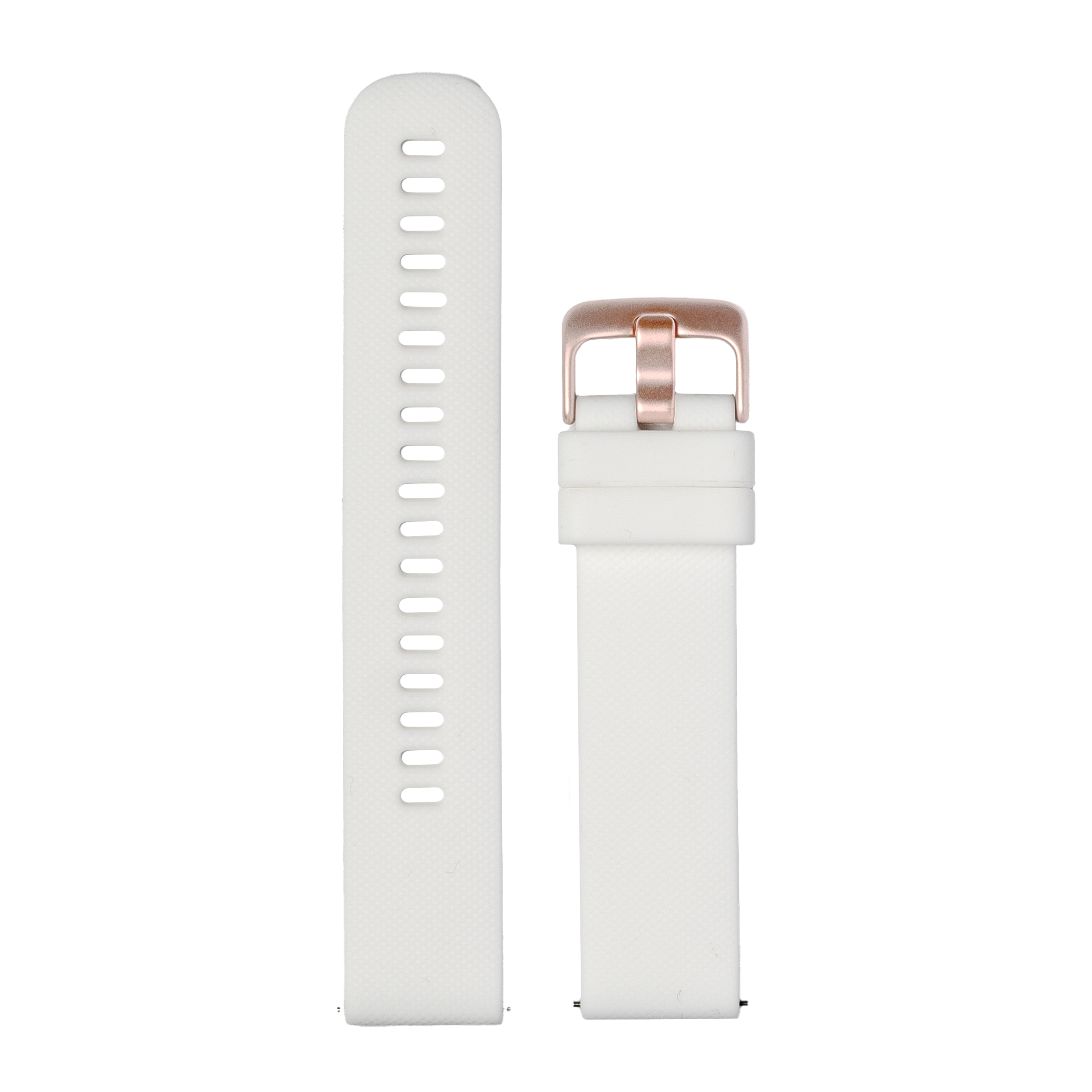 Classic Silicone White with rose gold buckle for Galaxy Fit3