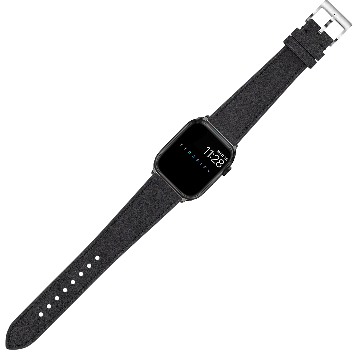 [Fitbit Charge 3 / 4] Alcantara Leather - Dark Grey