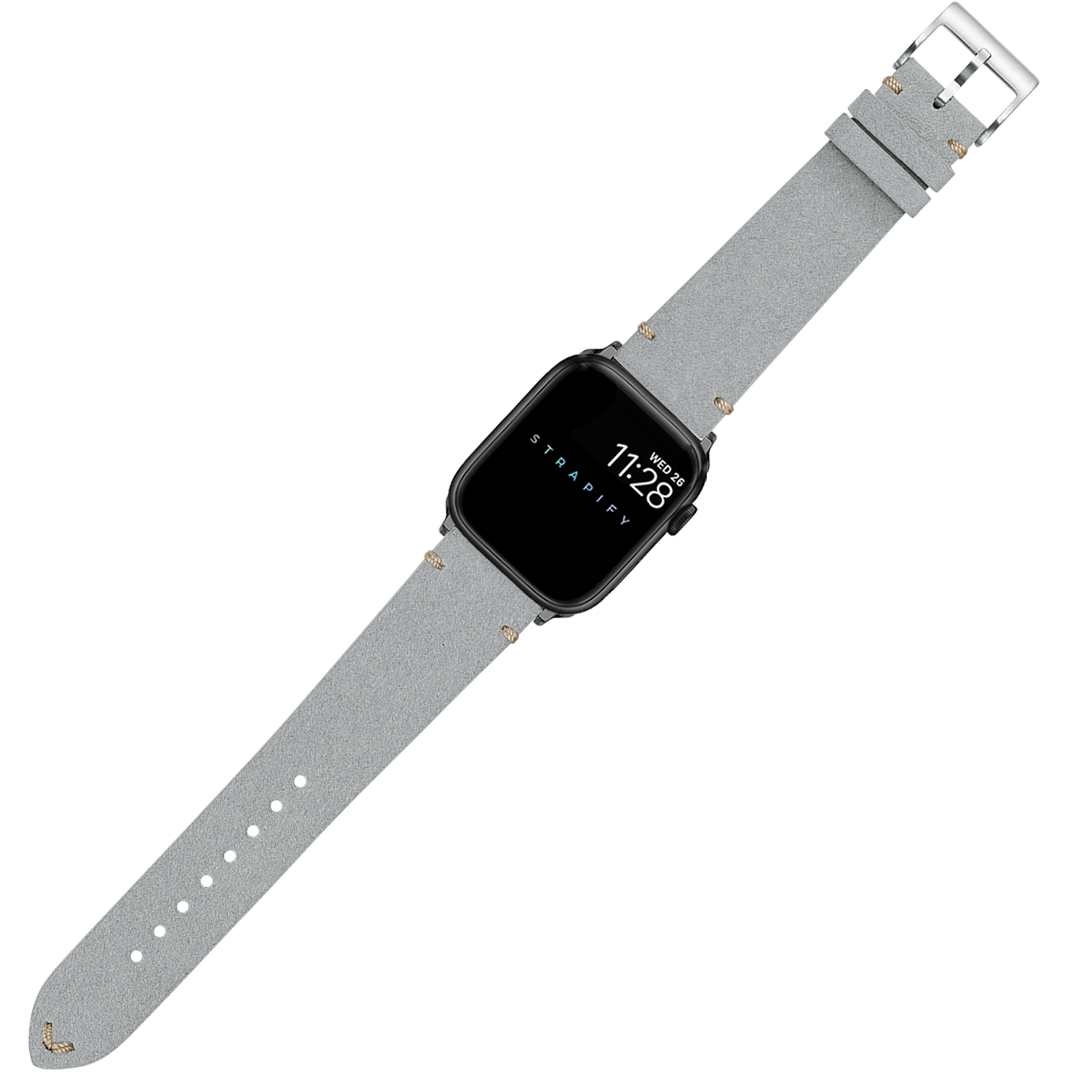 [Apple Watch] Alcantara Leather - Vintage  - Grey