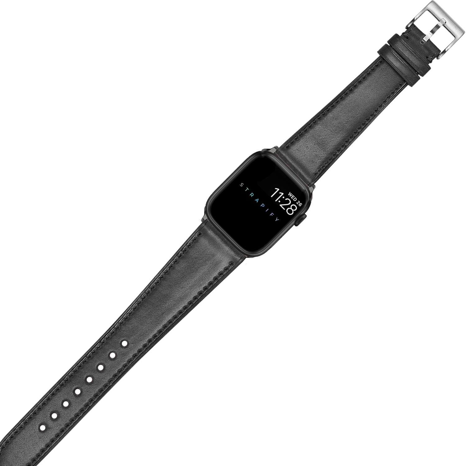 [Fitbit Charge 3 / 4] Horween Shell Cordovan  - Black
