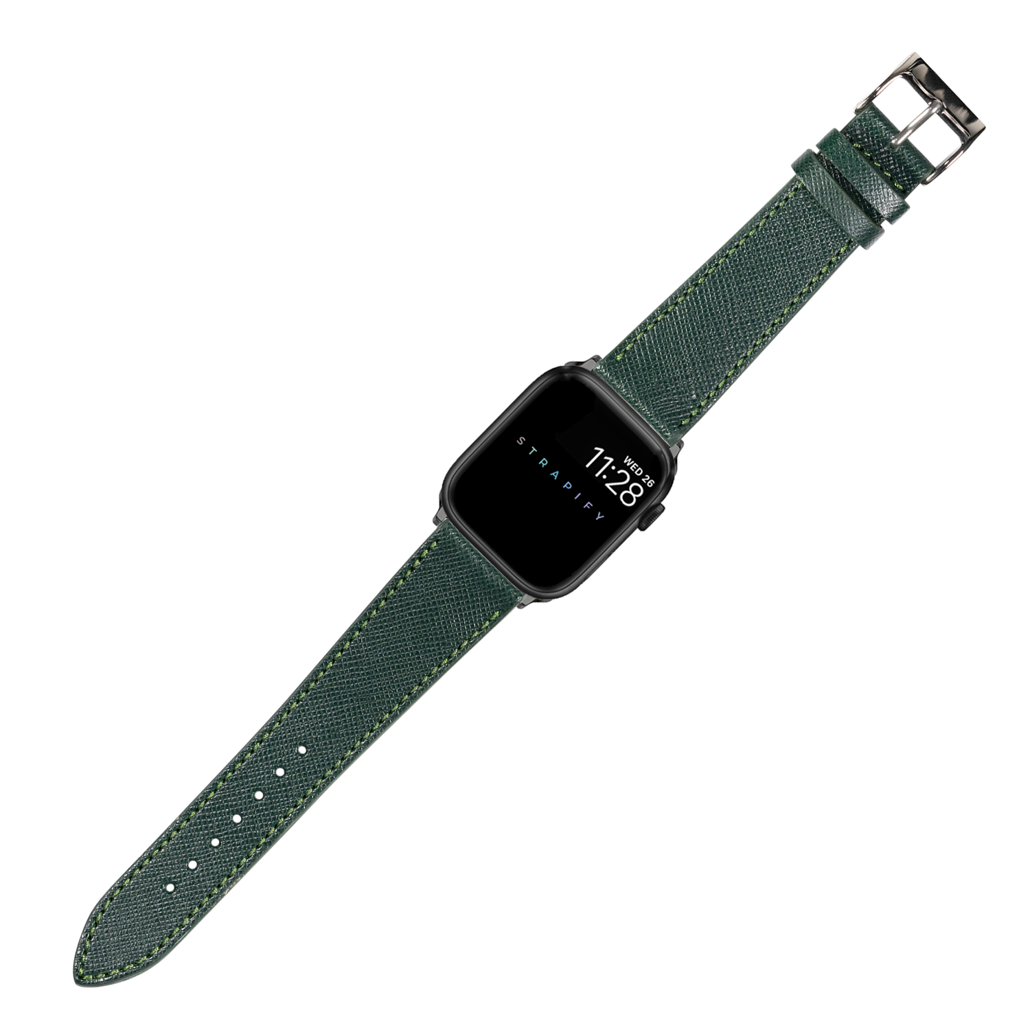 [Apple Watch] Saffiano Leather - Forest Green