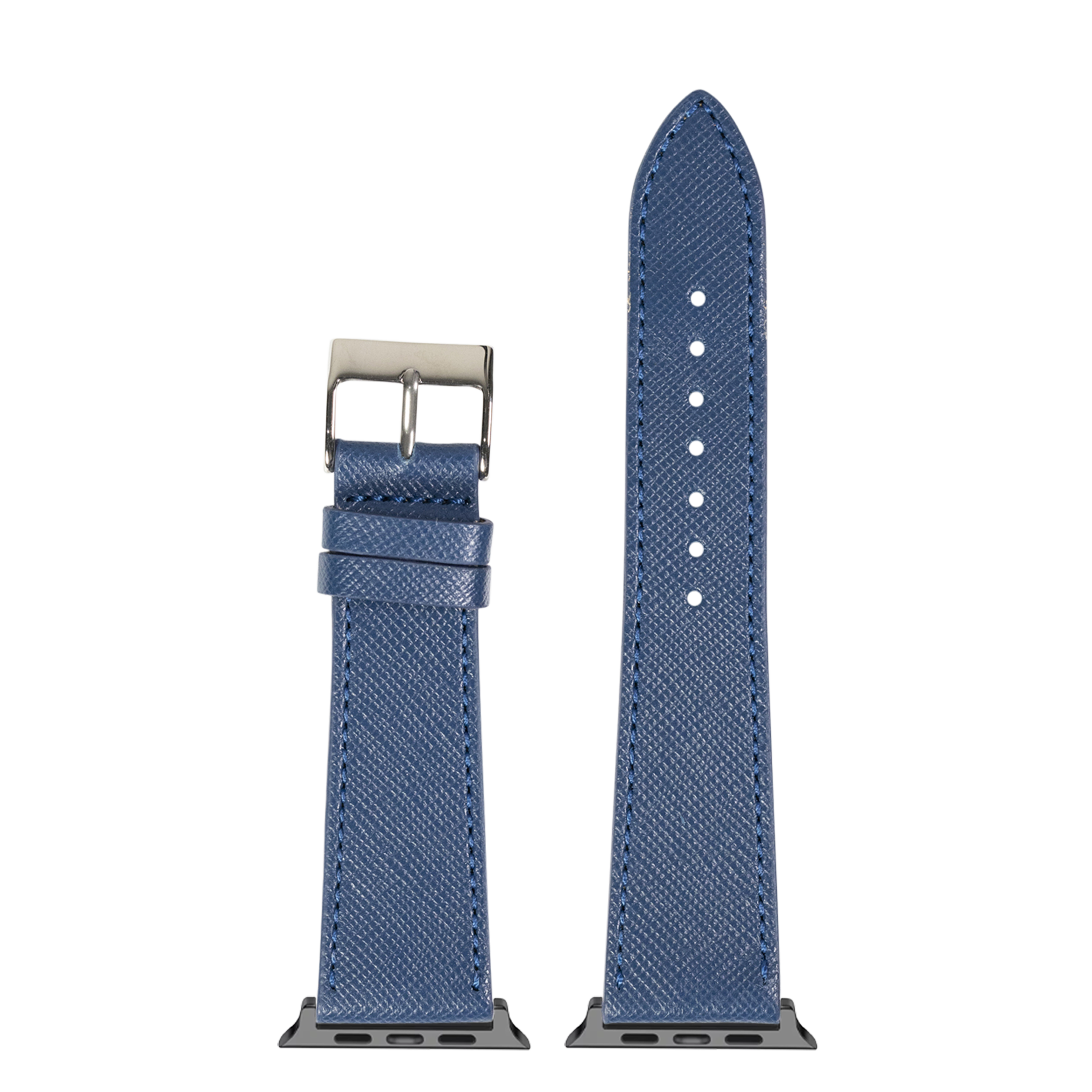 [Fitbit Charge 3 / 4] Saffiano Leather - Navy Blue