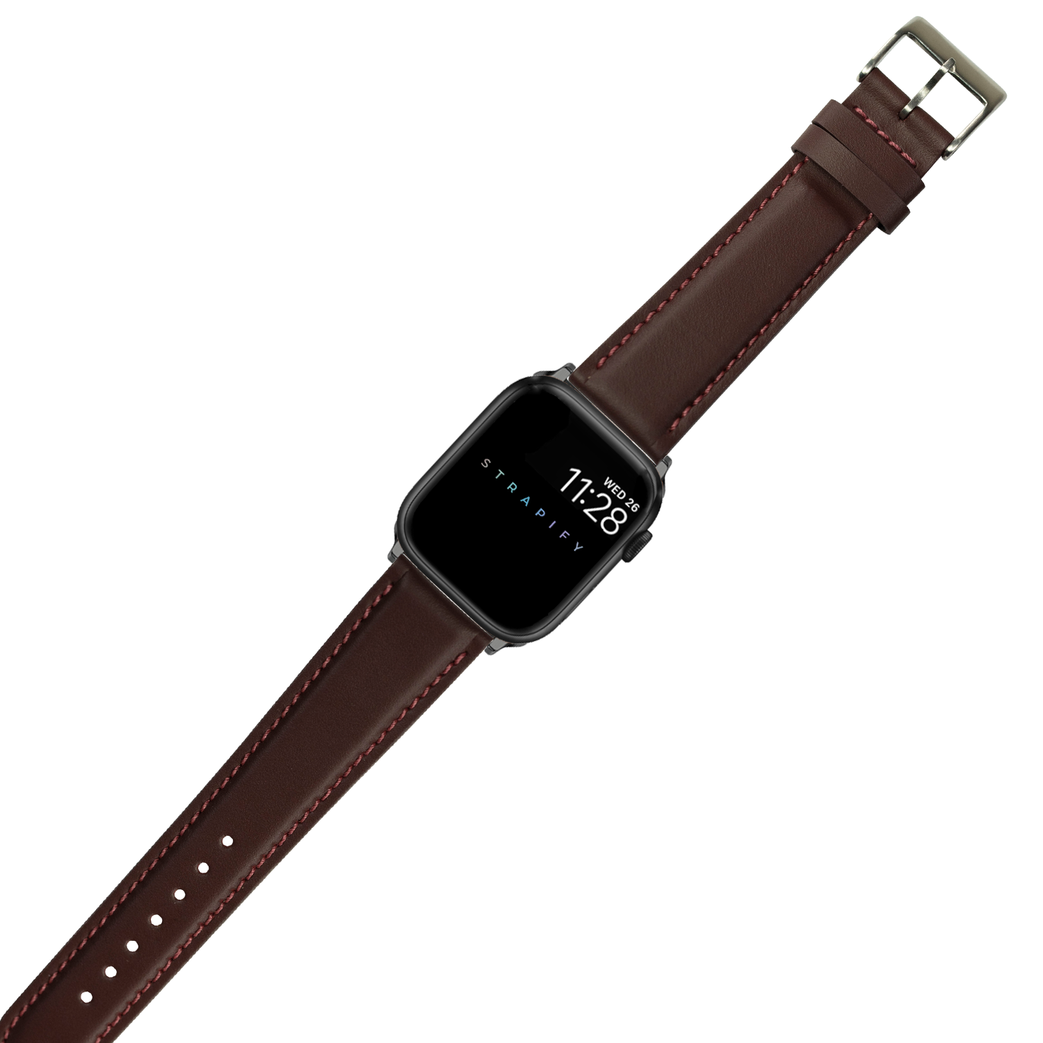 [Apple Watch] Padded Leather - Bordeaux