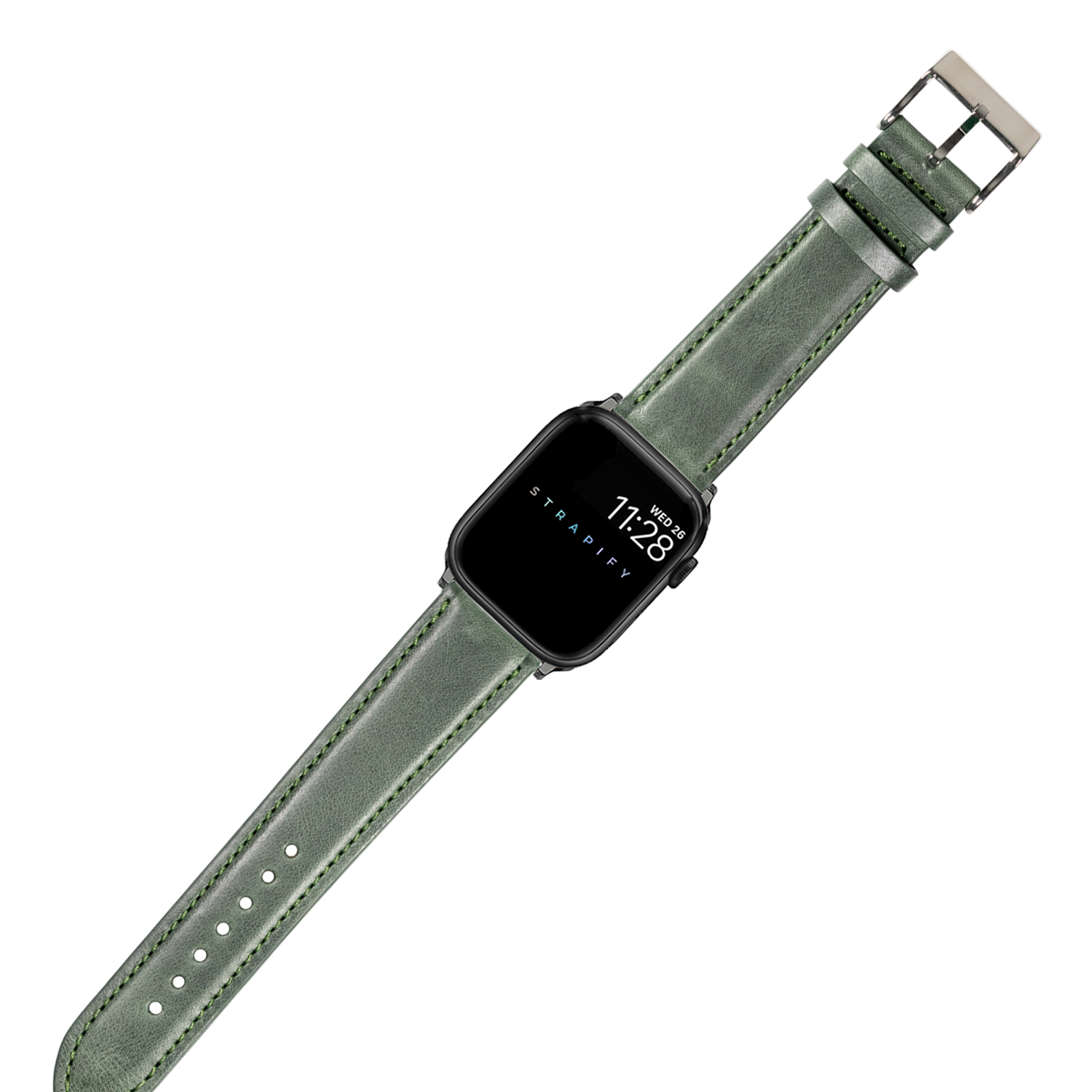 [Apple Watch] Padded Leather - Forest Green
