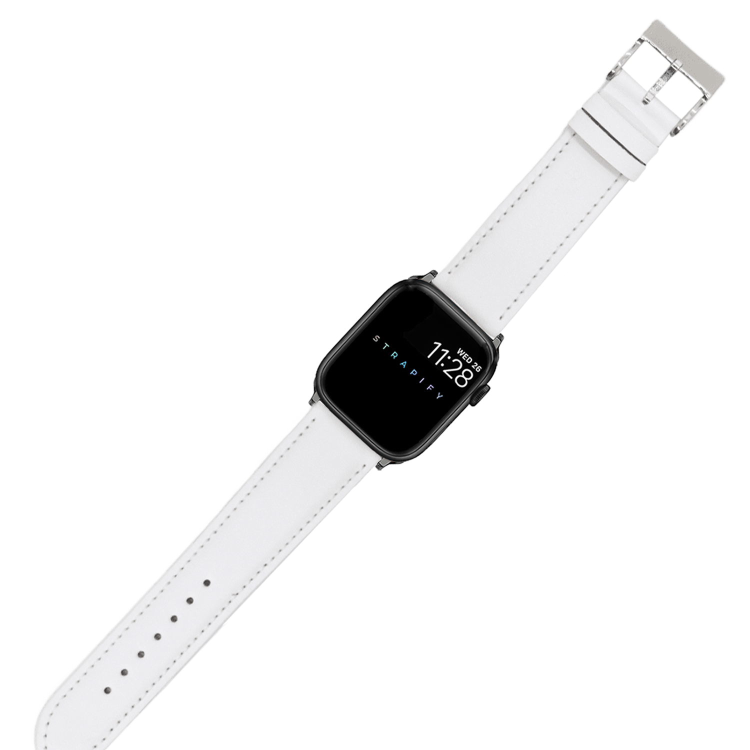 [Apple Watch] Padded Leather - White