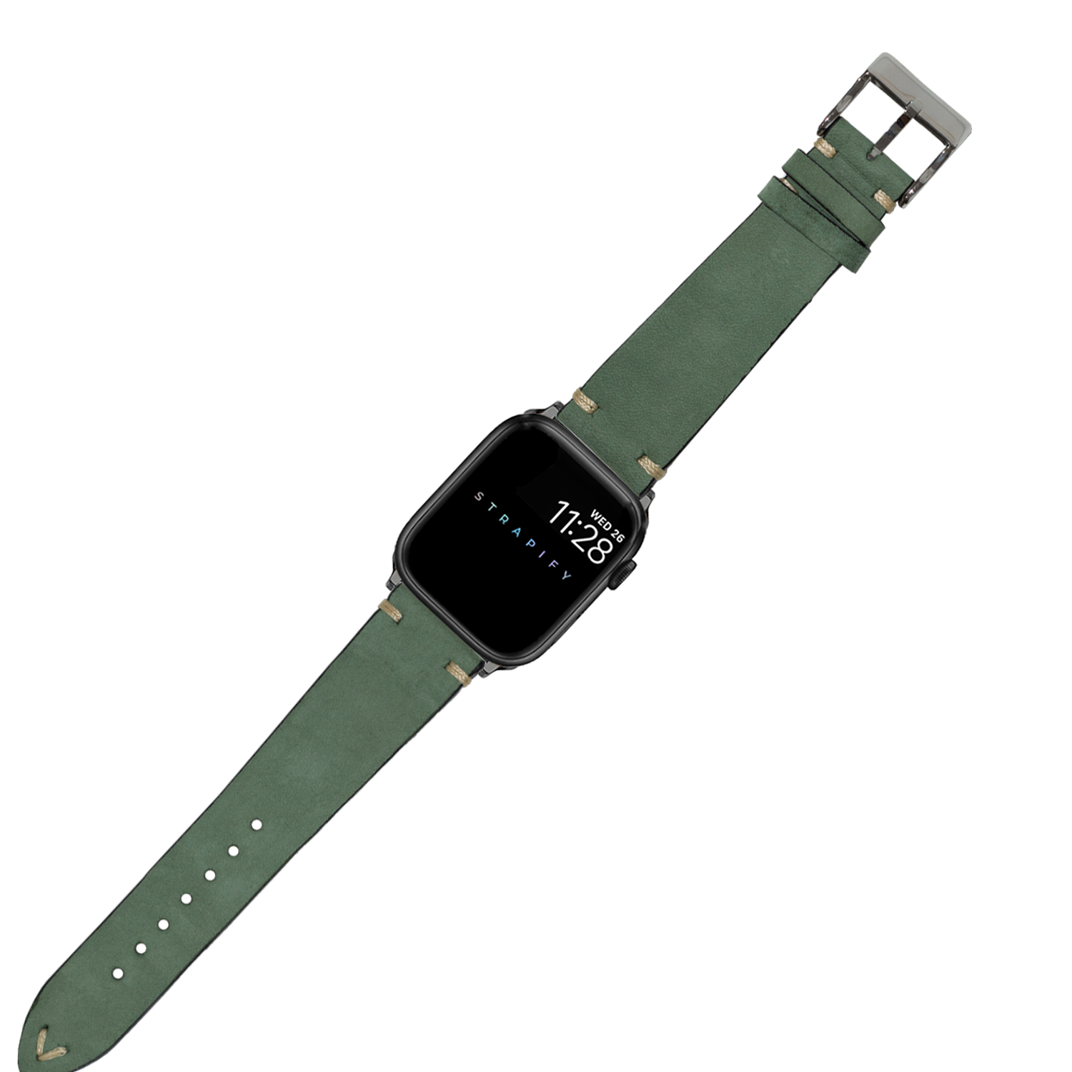 [Apple Watch] Vintage Knotted - Nubuck Leather - Mint Green