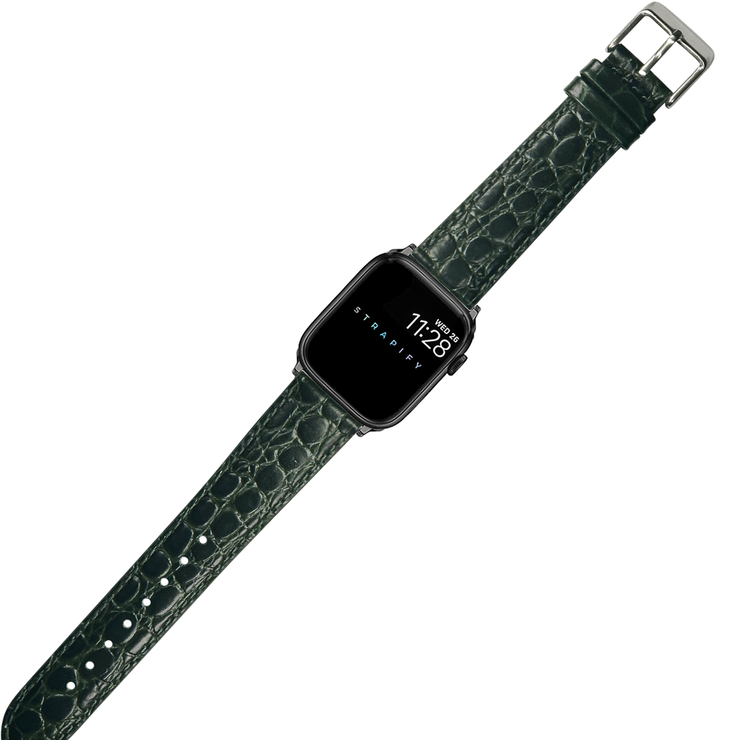[Apple Watch] Alligator Leather - Dark Green