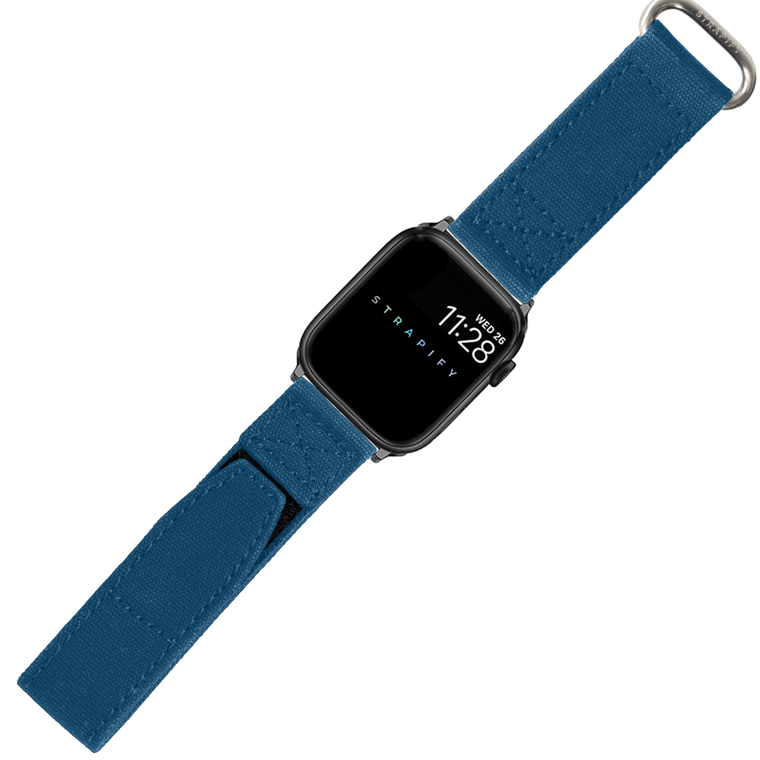 [Apple Watch] Military Velcro - Petrol Blue