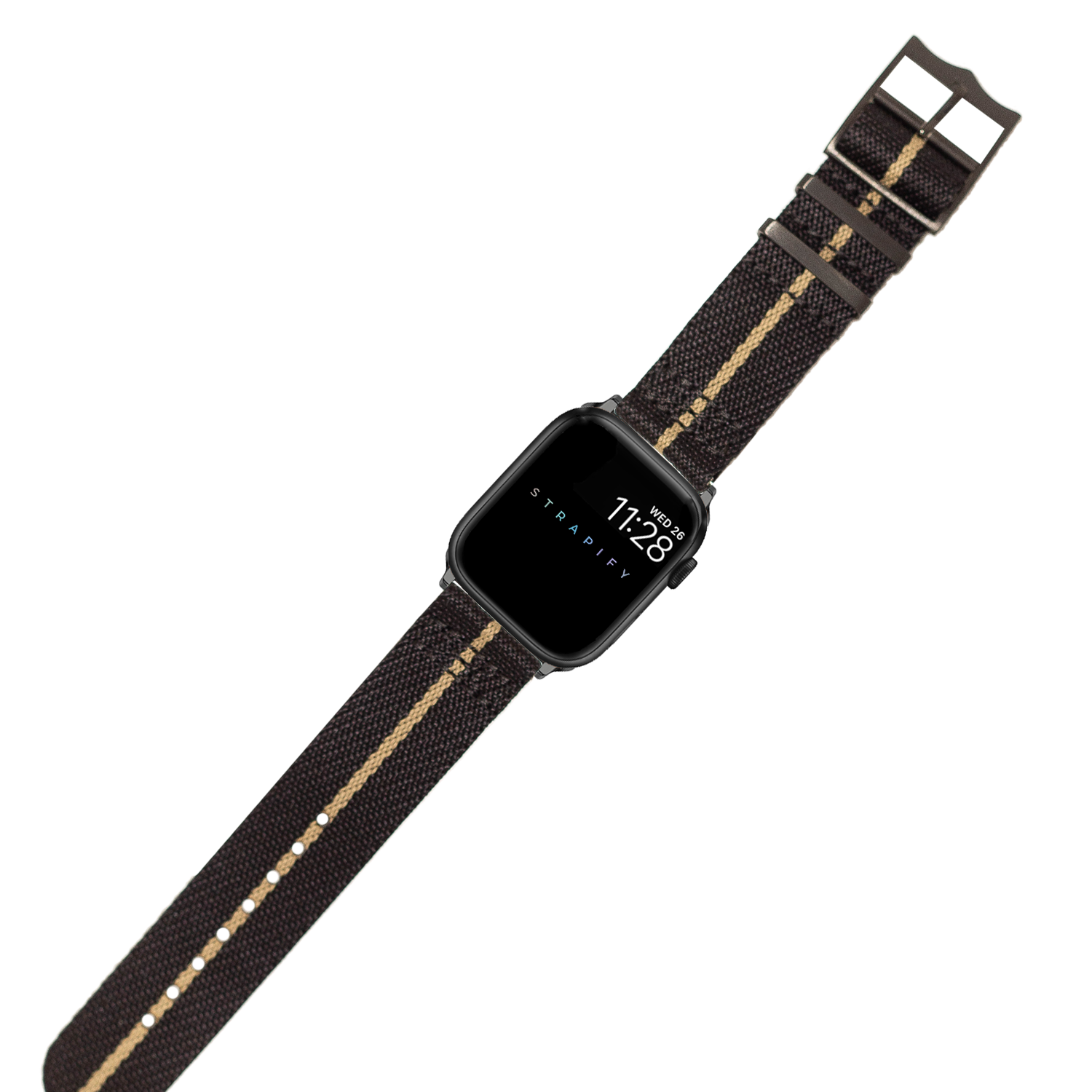 [Apple Watch] Cross Militex - Stealth Black / Wheat [Black Hardware]