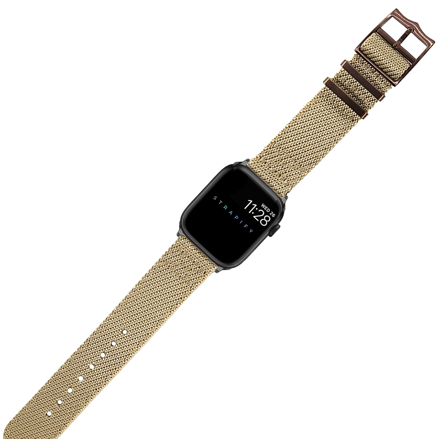 [Apple Watch] Cross Militex - Wheat [Bronze Coloured Hardware]