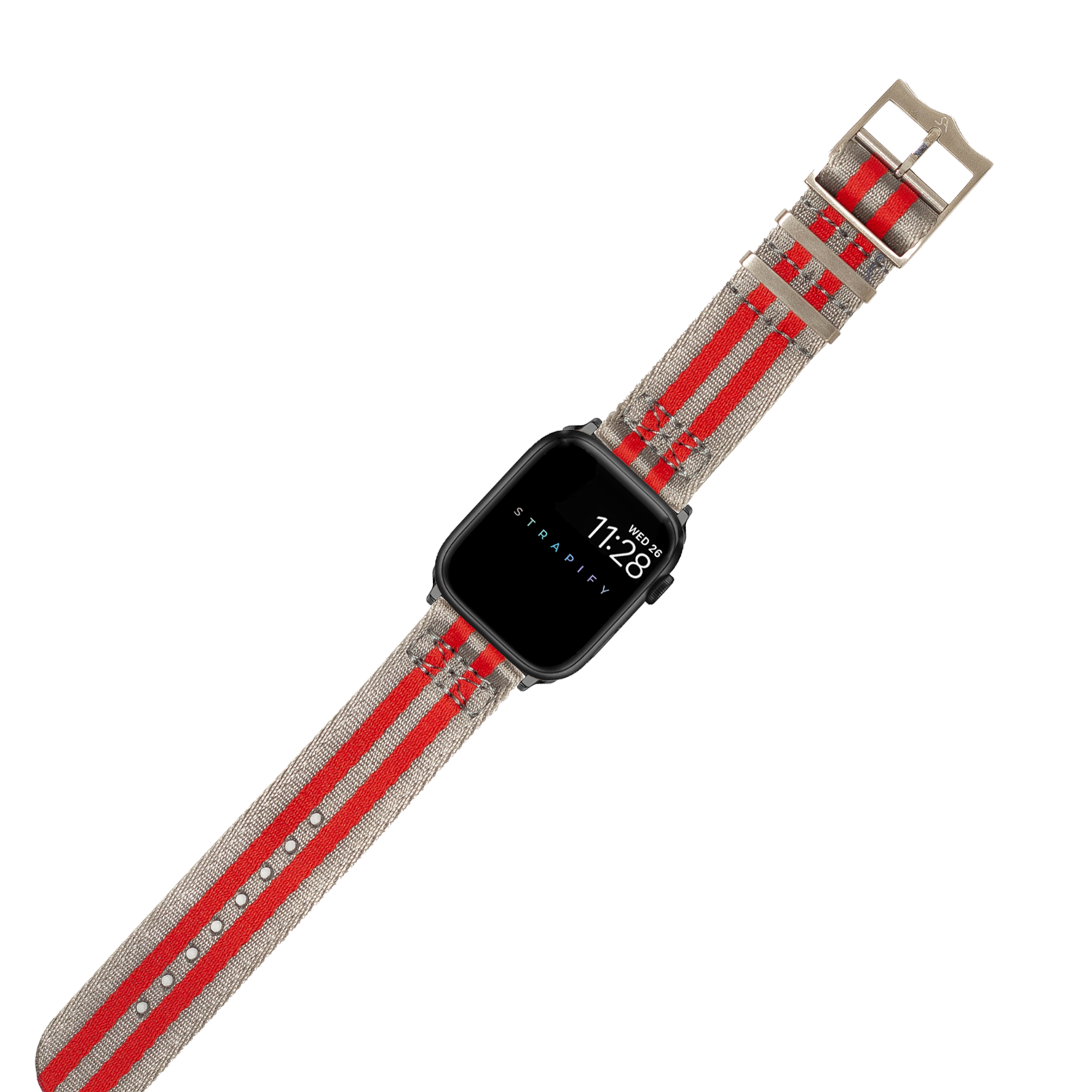[Apple Watch] Ultra Militex - Grey / Red