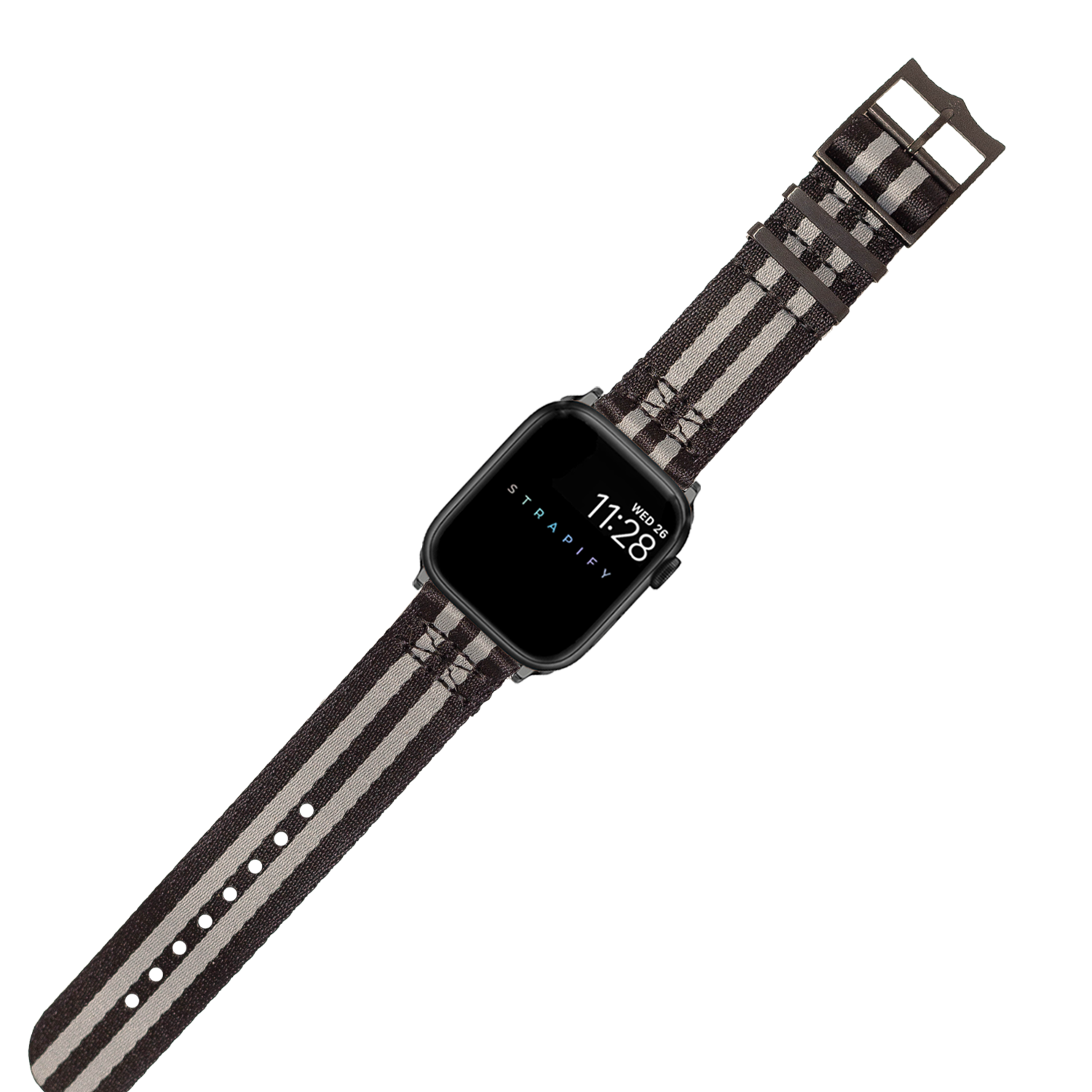 [Apple Watch] Ultra Militex - Stealth Bond (Black/Grey) [Black Hardware]