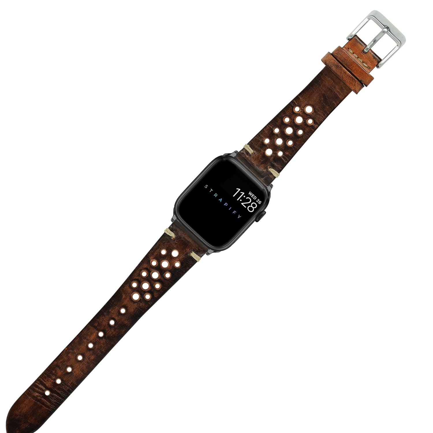 [Apple Watch] Vintage Rally Leather - Smoked Brown