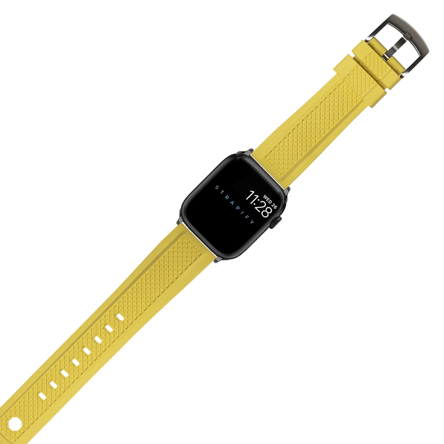 [Apple Watch] GridLock FKM Rubber - Yellow