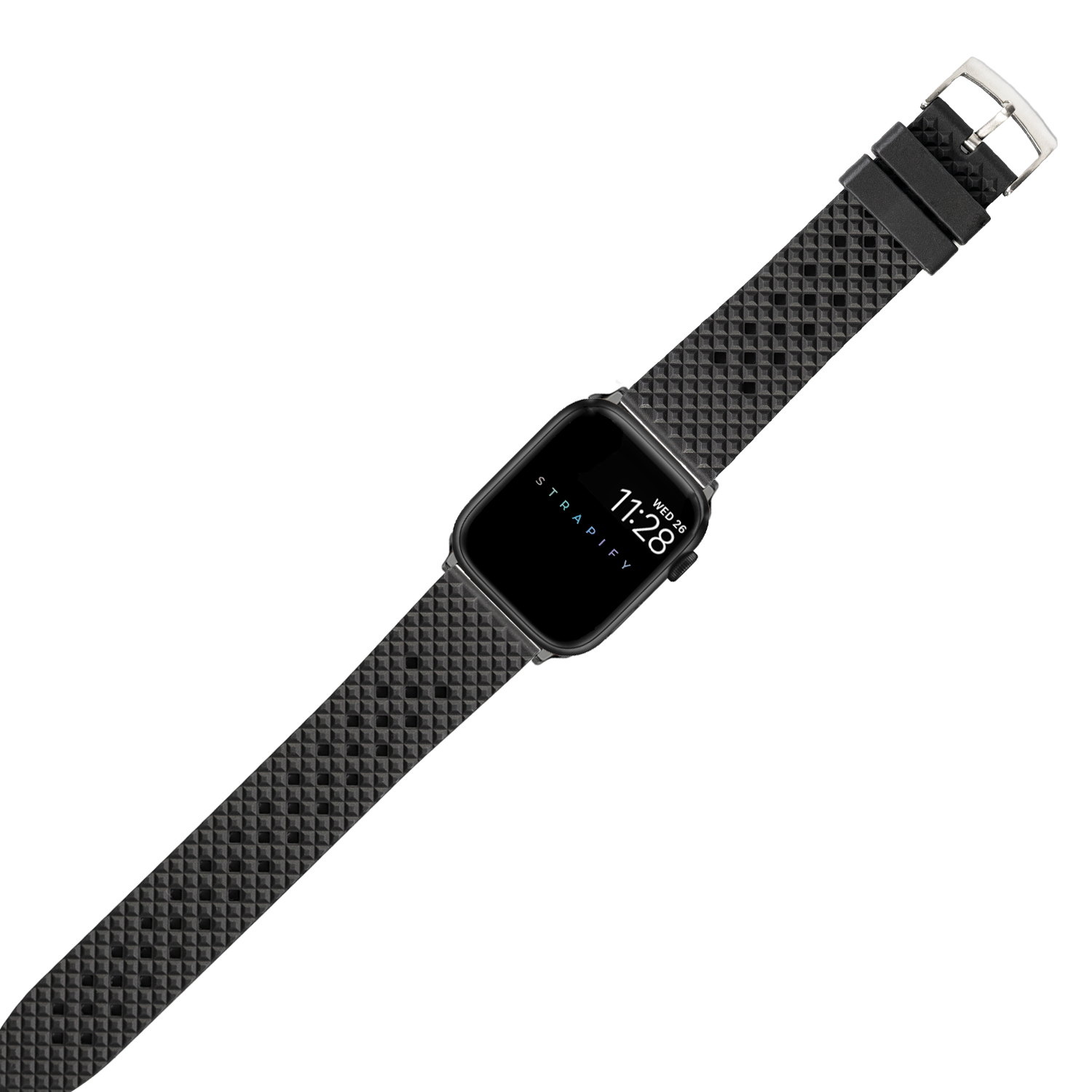 [Apple Watch] King Honeycomb FKM Rubber - Black