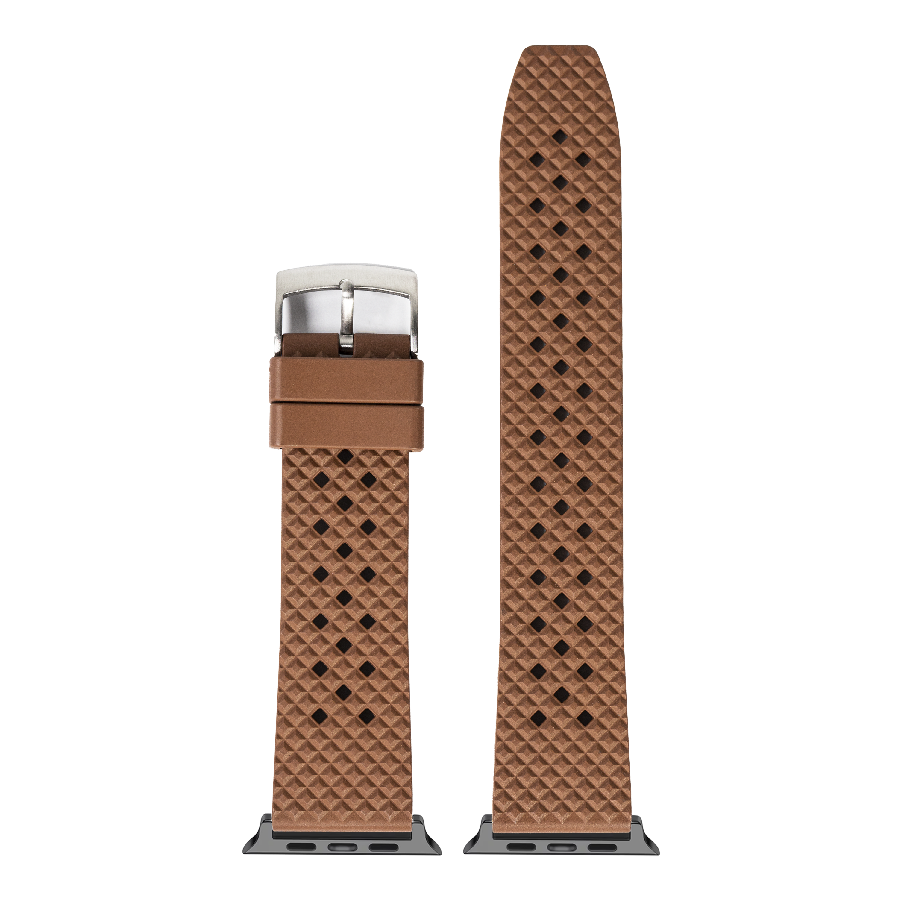 [Apple Watch] King Honeycomb FKM Rubber - Brown