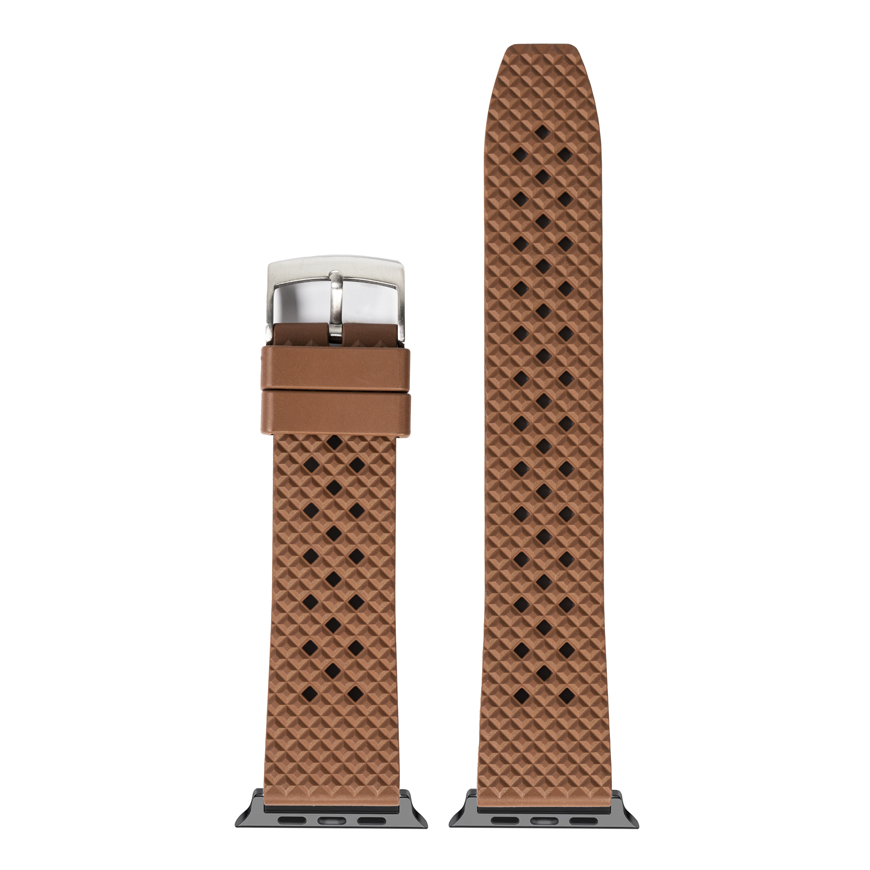 [Fitbit Charge 3 / 4] King Honeycomb FKM Rubber - Brown