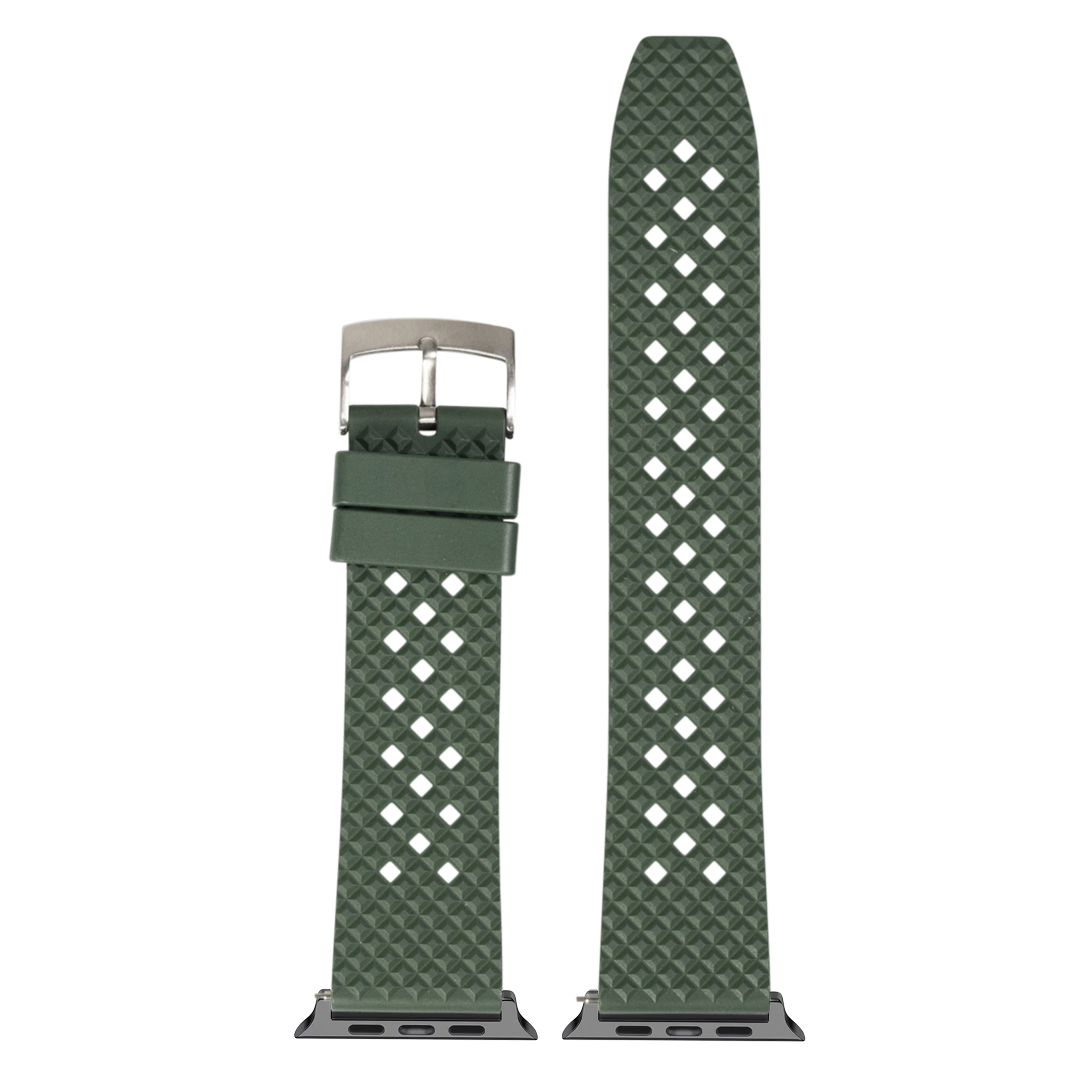 [Fitbit Charge 3 / 4] King Honeycomb FKM Rubber - Green