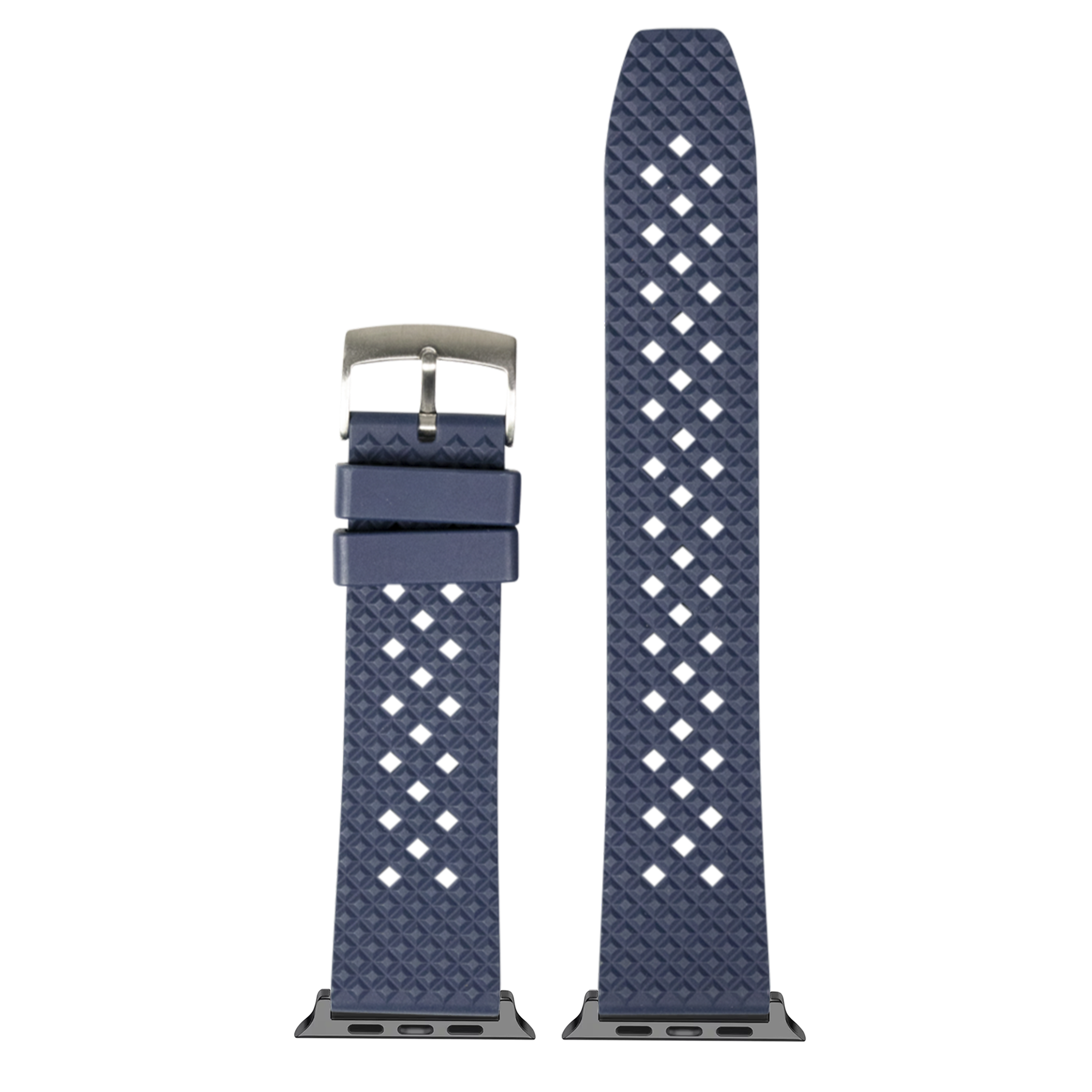 [Fitbit Charge 3 / 4] King Honeycomb FKM Rubber - Navy Blue