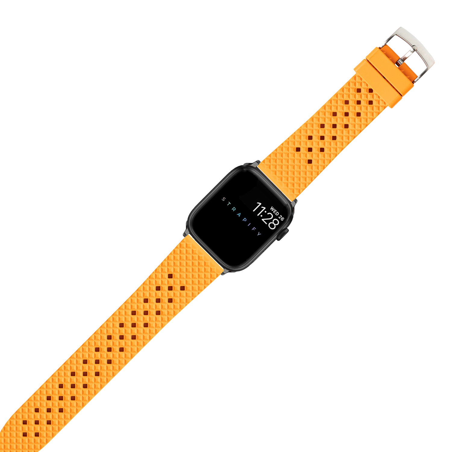 [Apple Watch] King Honeycomb FKM Rubber - Orange