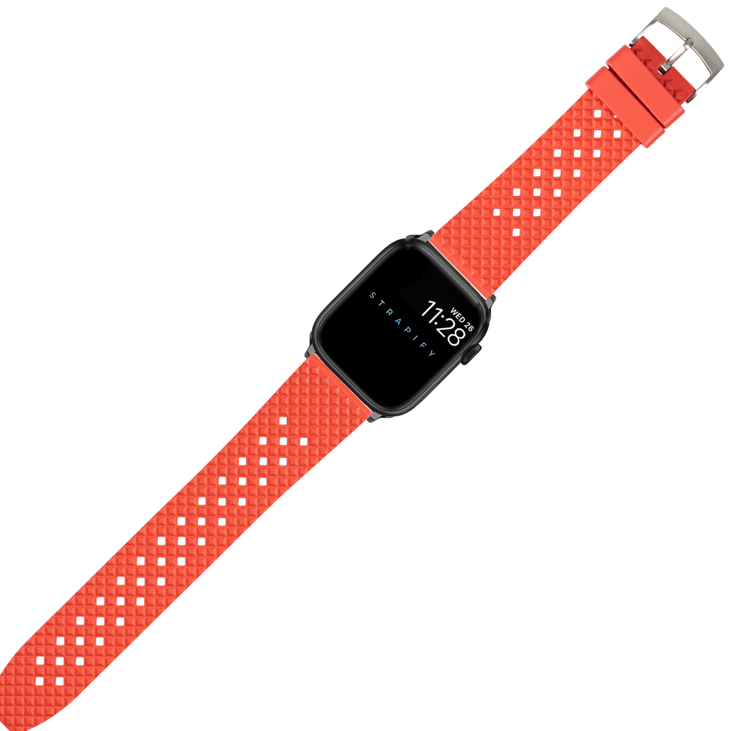[Apple Watch] King Honeycomb FKM Rubber - Red