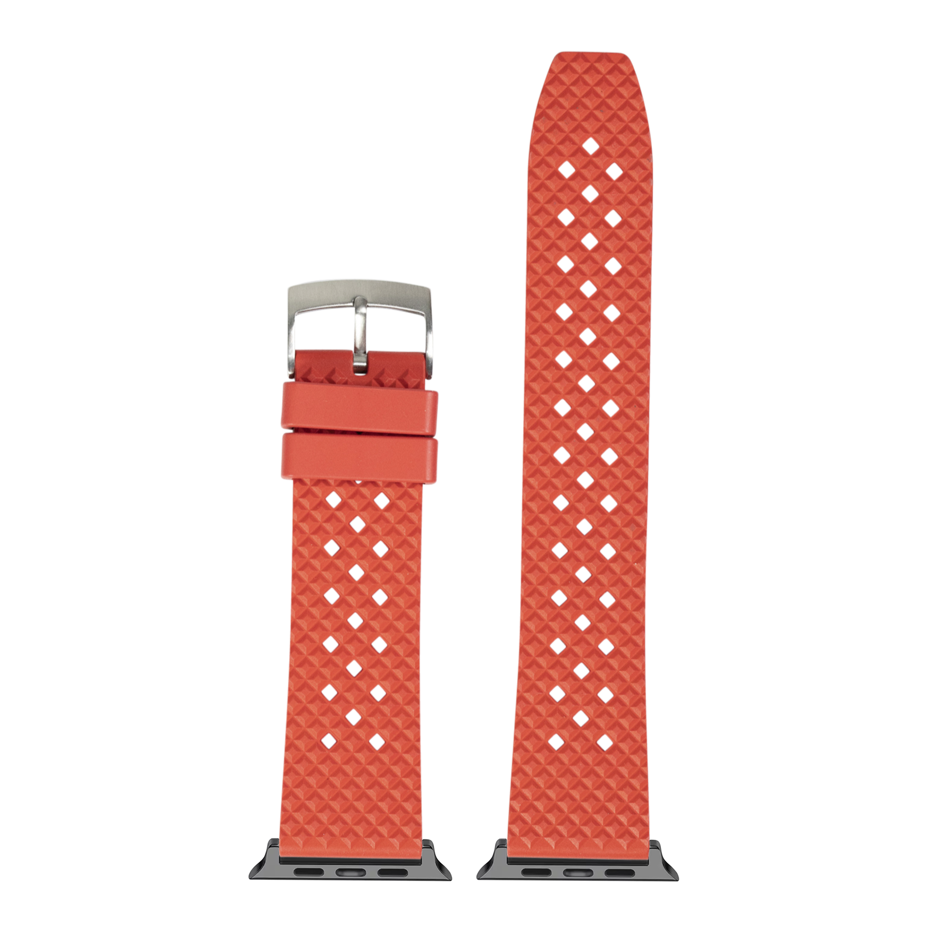[Fitbit Charge 3 / 4] King Honeycomb FKM Rubber - Red