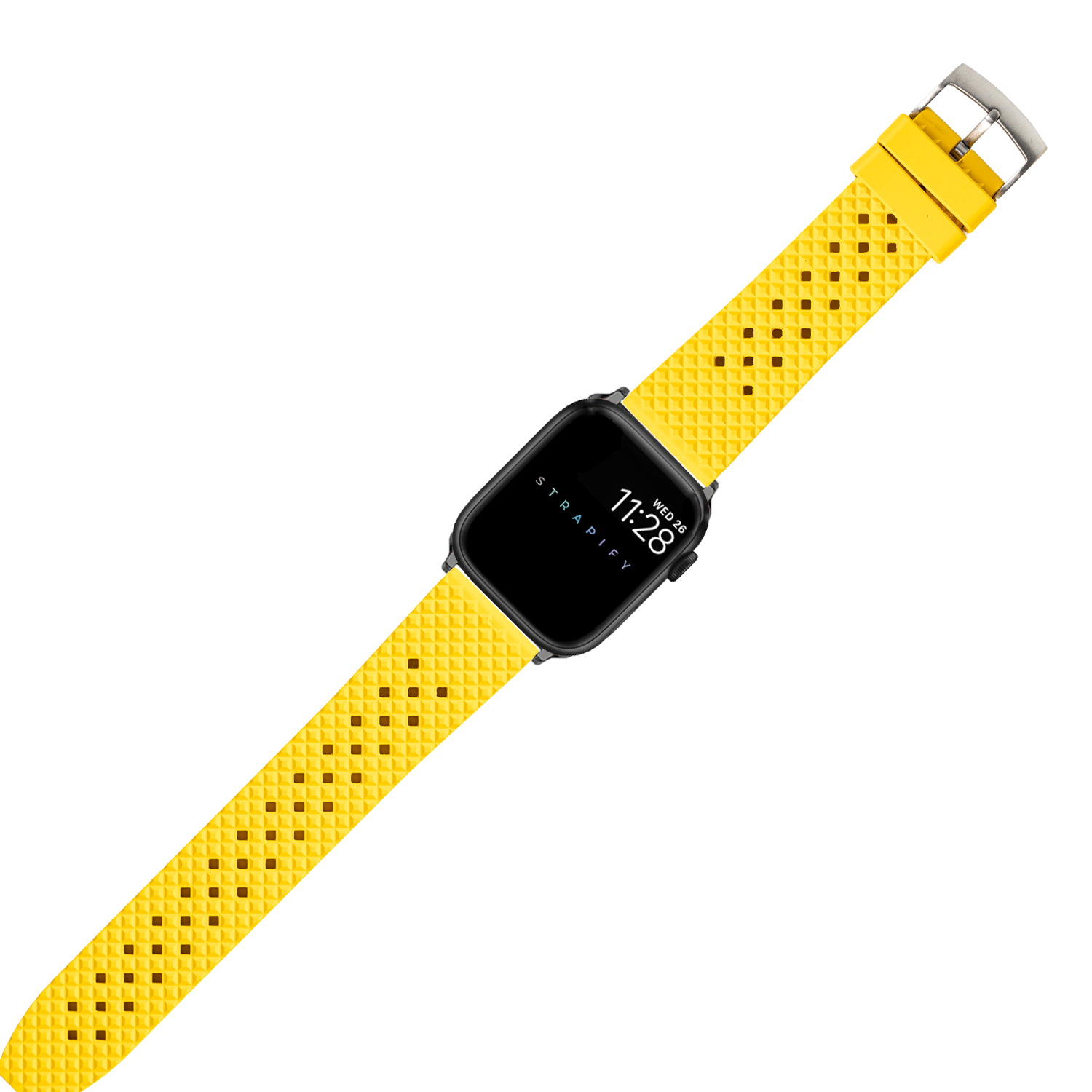 [Apple Watch] King Honeycomb FKM Rubber - Yellow