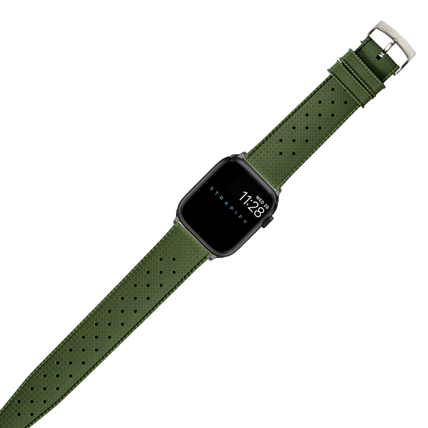 [Apple Watch] King Tropic FKM Rubber - Forest Green