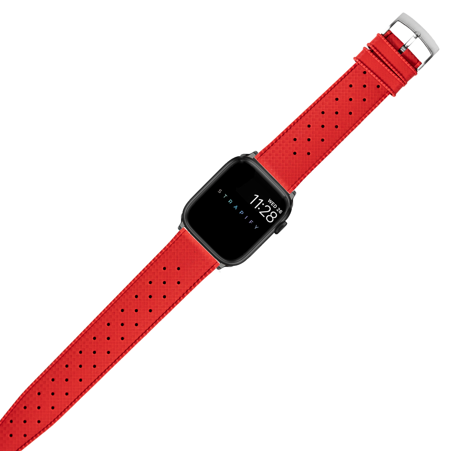[Apple Watch] King Tropic FKM Rubber - Red