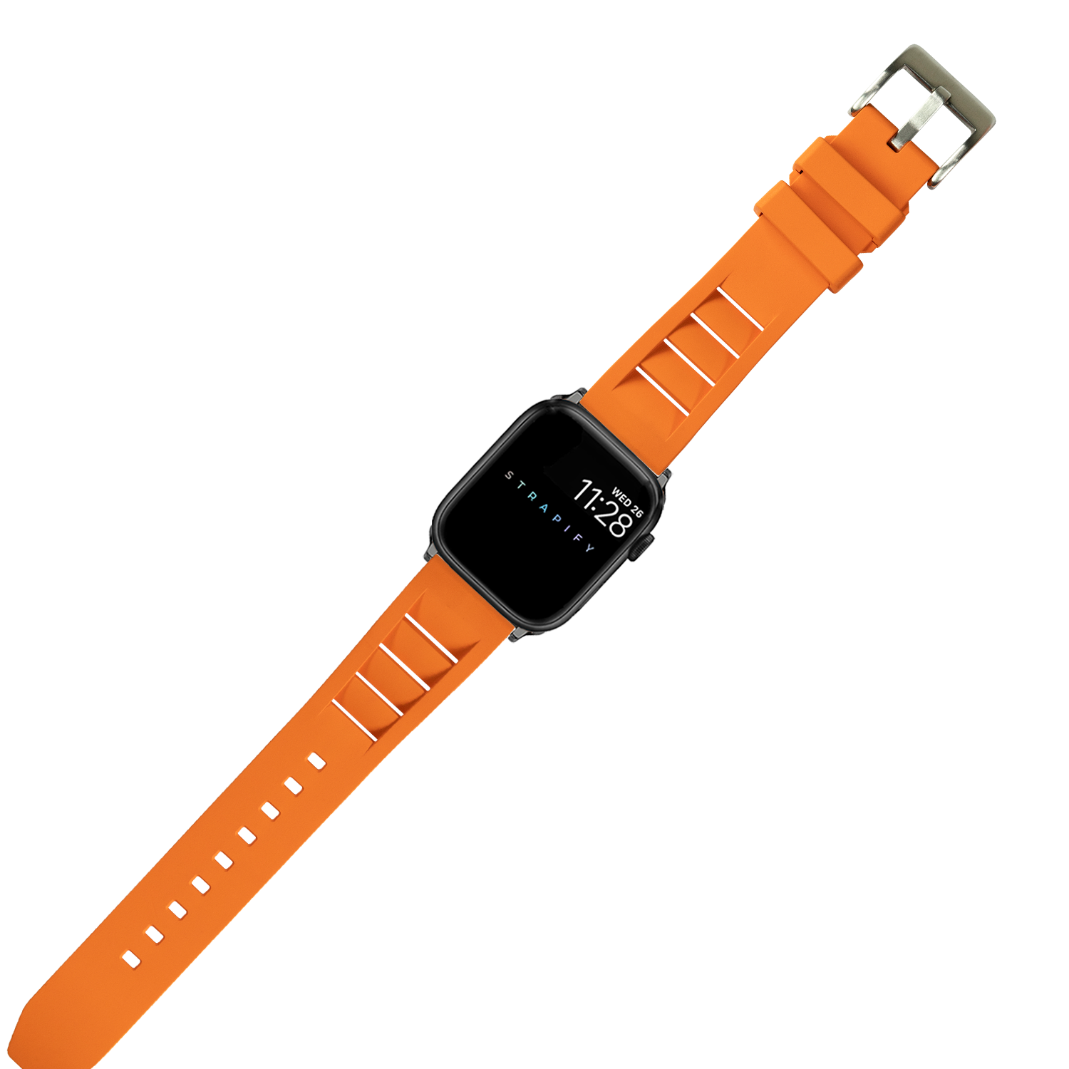 [Apple Watch] Shark Fin FKM Rubber - Orange