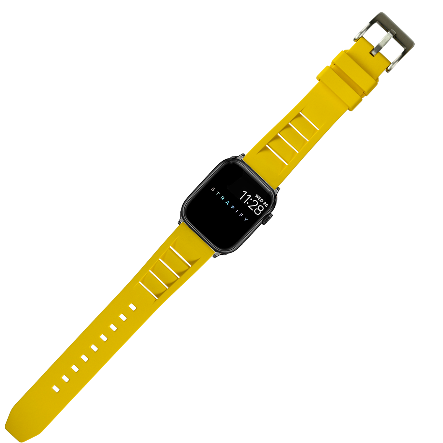 [Apple Watch] Shark Fin FKM Rubber - Yellow