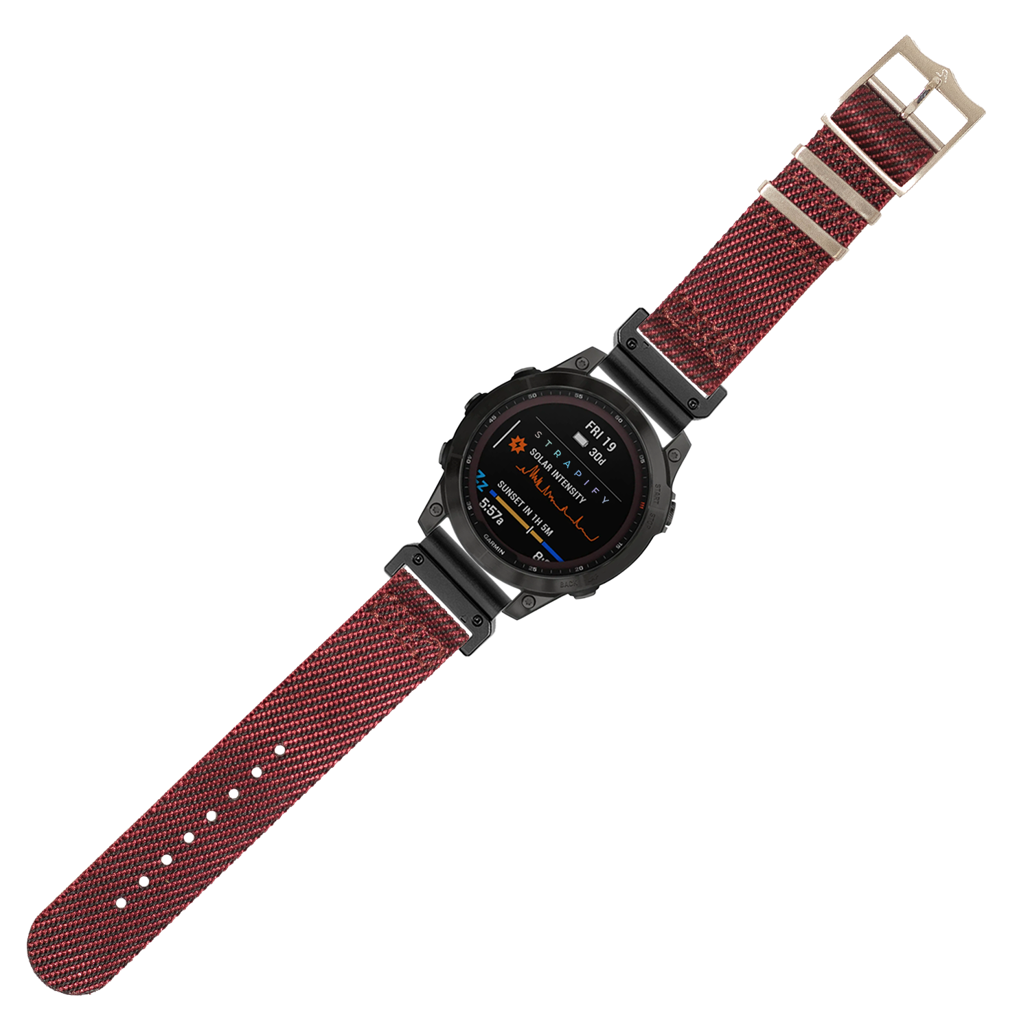 [QuickFit] Cross Militex - Wine Red 22mm