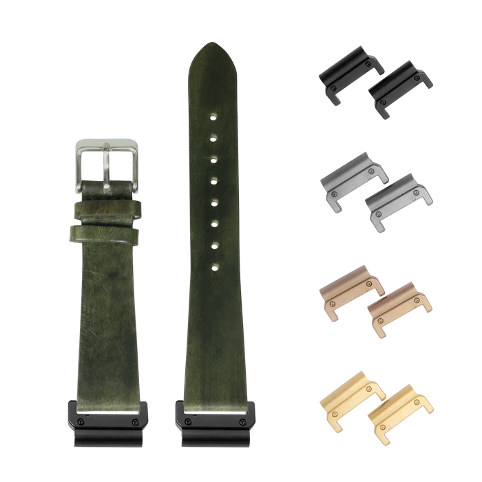 [QuickFit 20mm] Vintage Leather - Burnished Amazon Green